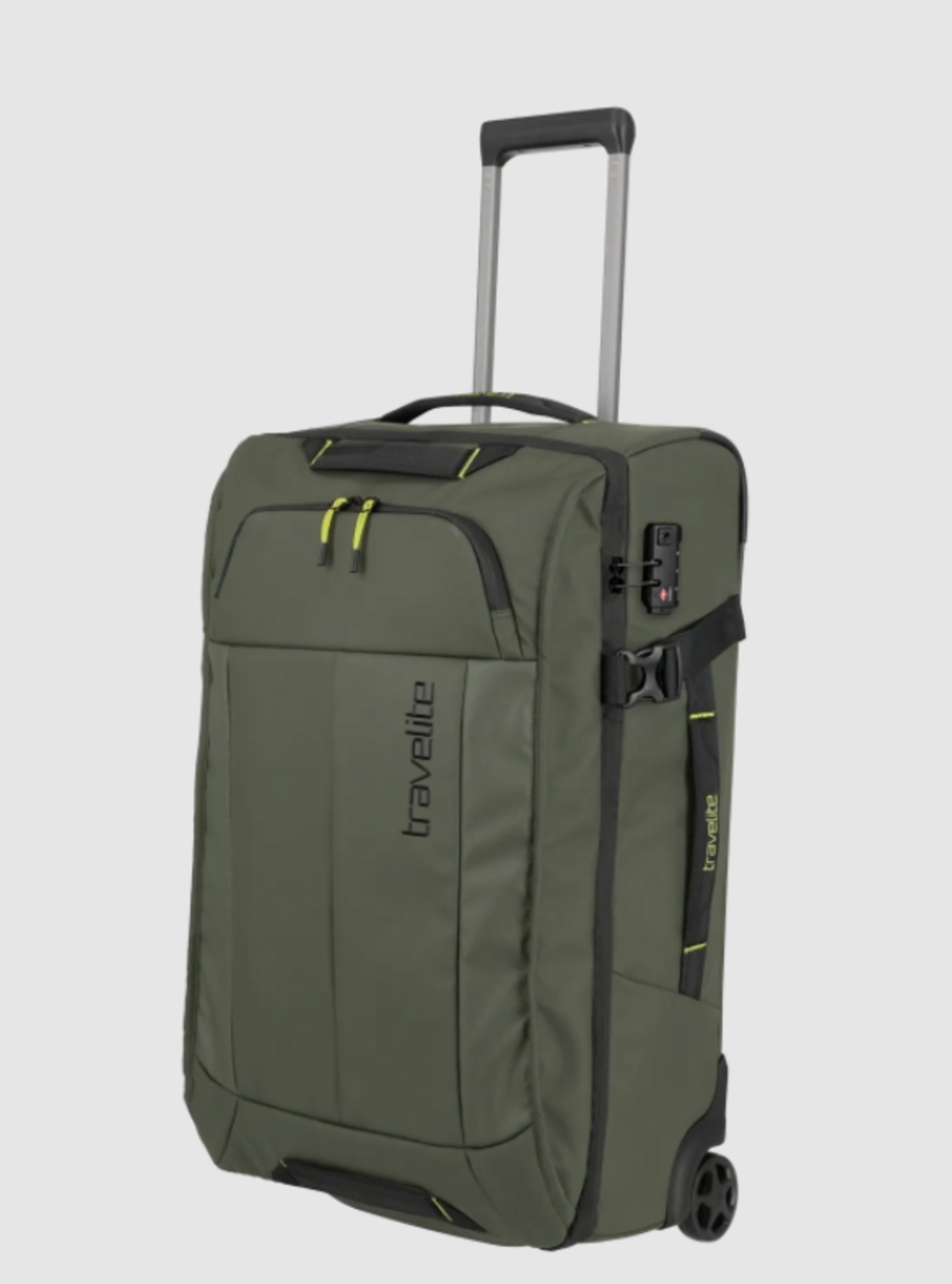 Trolley  medio  2 ruote Khaki TRAVELITE Linea BRIIZE