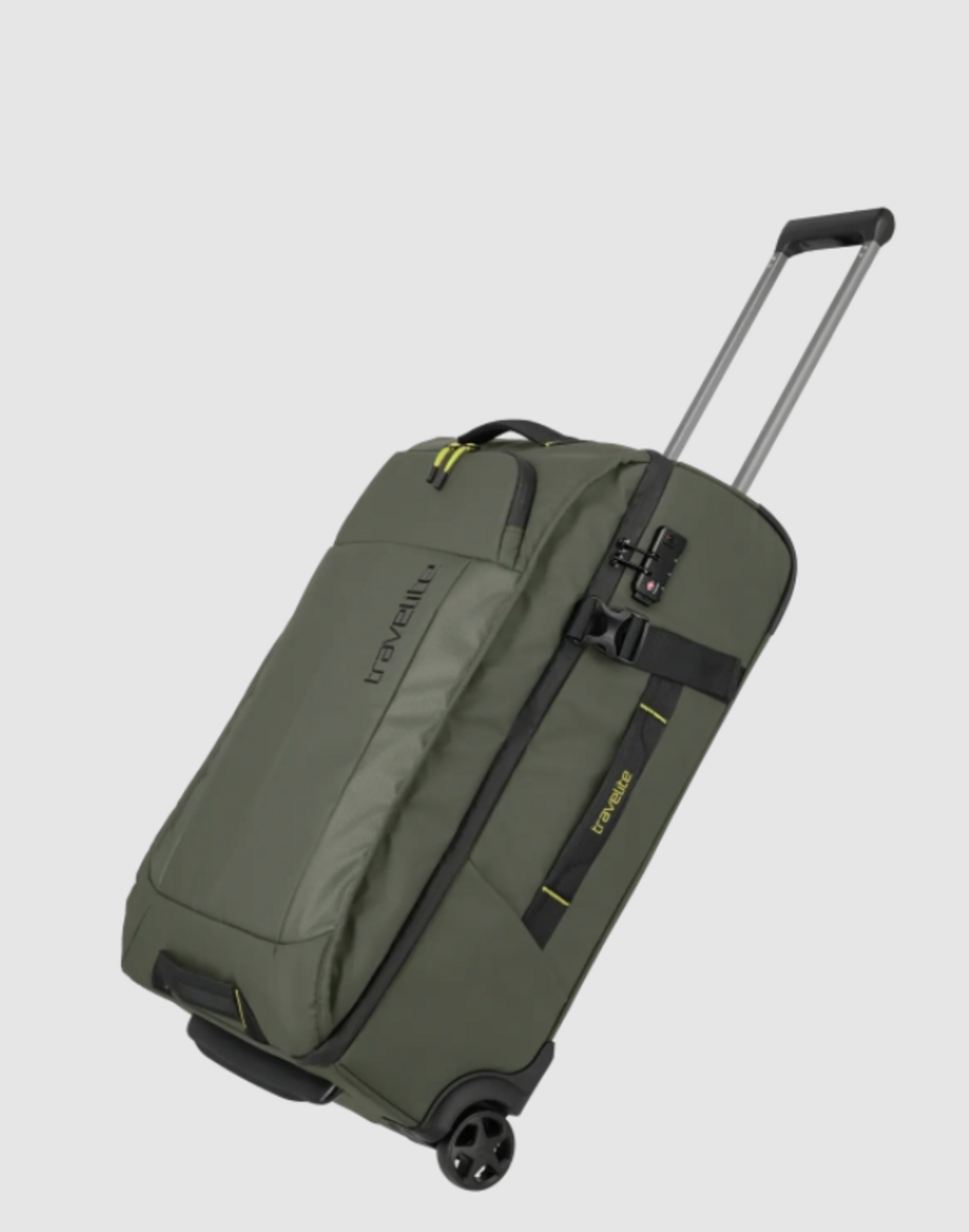 Trolley  medio  2 ruote Khaki TRAVELITE Linea BRIIZE