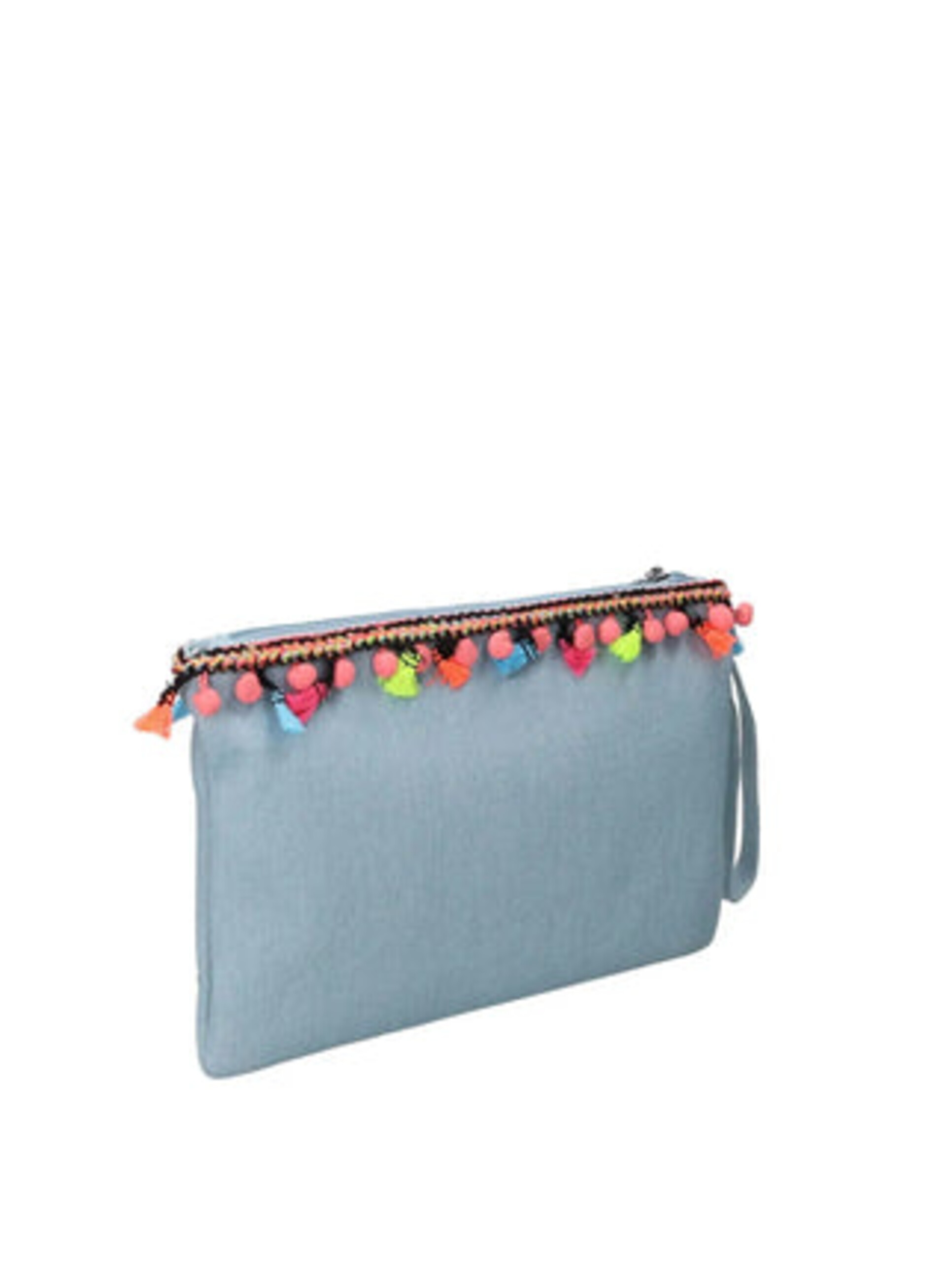 BORSA  POCHETTE TESSUTO CANVAS JEANS PASHBAG LINEA BEACH