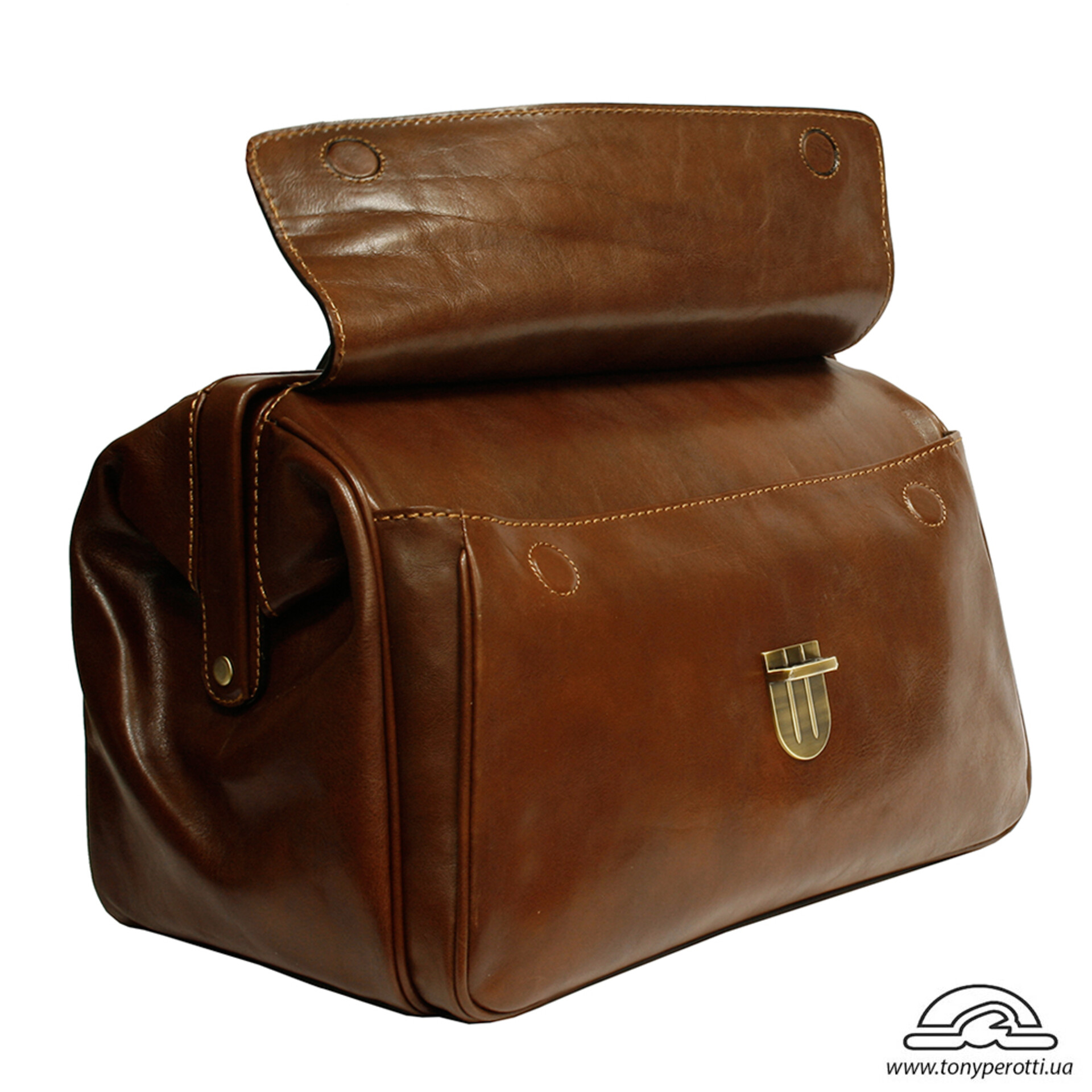 BORSA MEDICO  PELLE COGNAC TONY PEROTTI 8051
