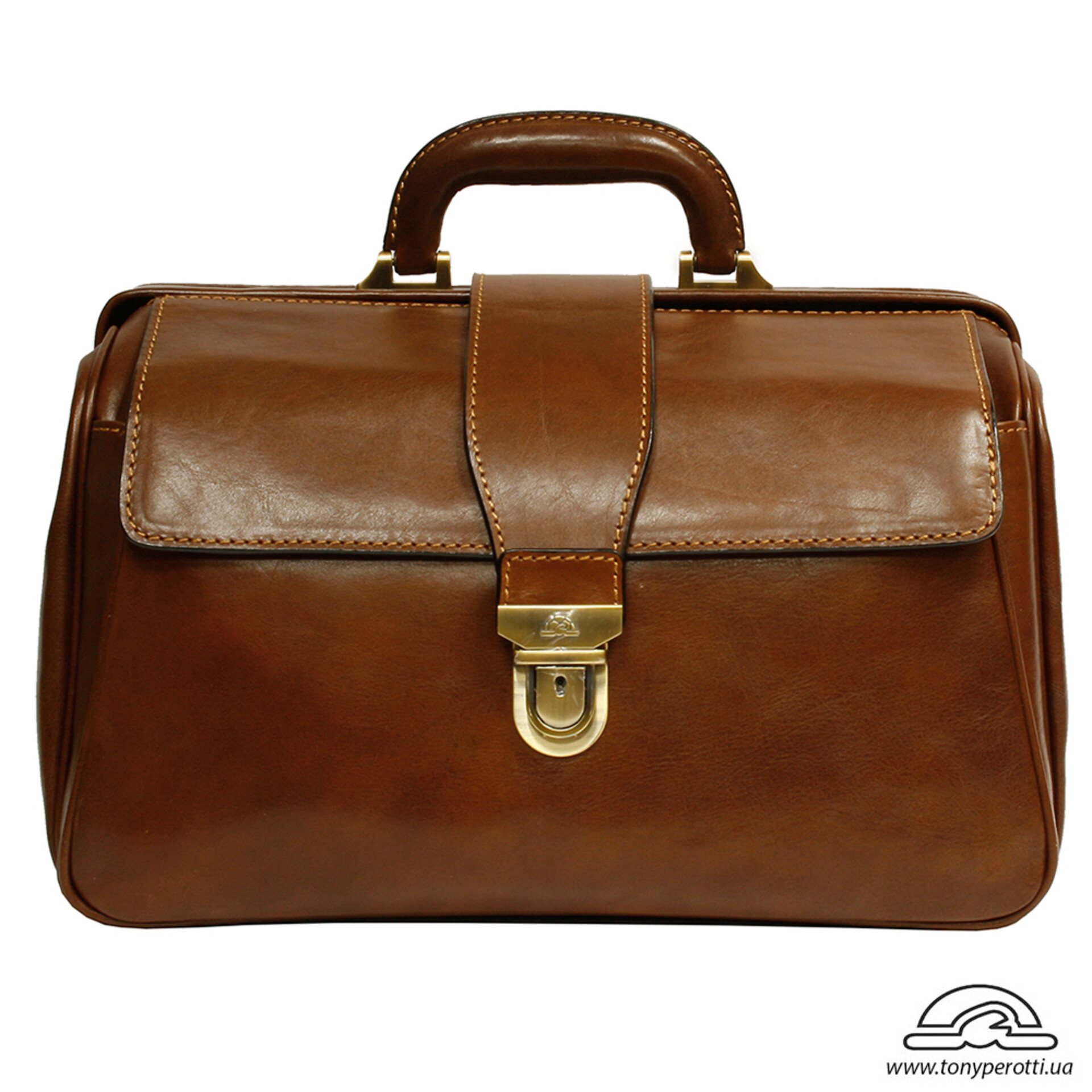 BORSA MEDICO  PELLE COGNAC TONY PEROTTI 8051