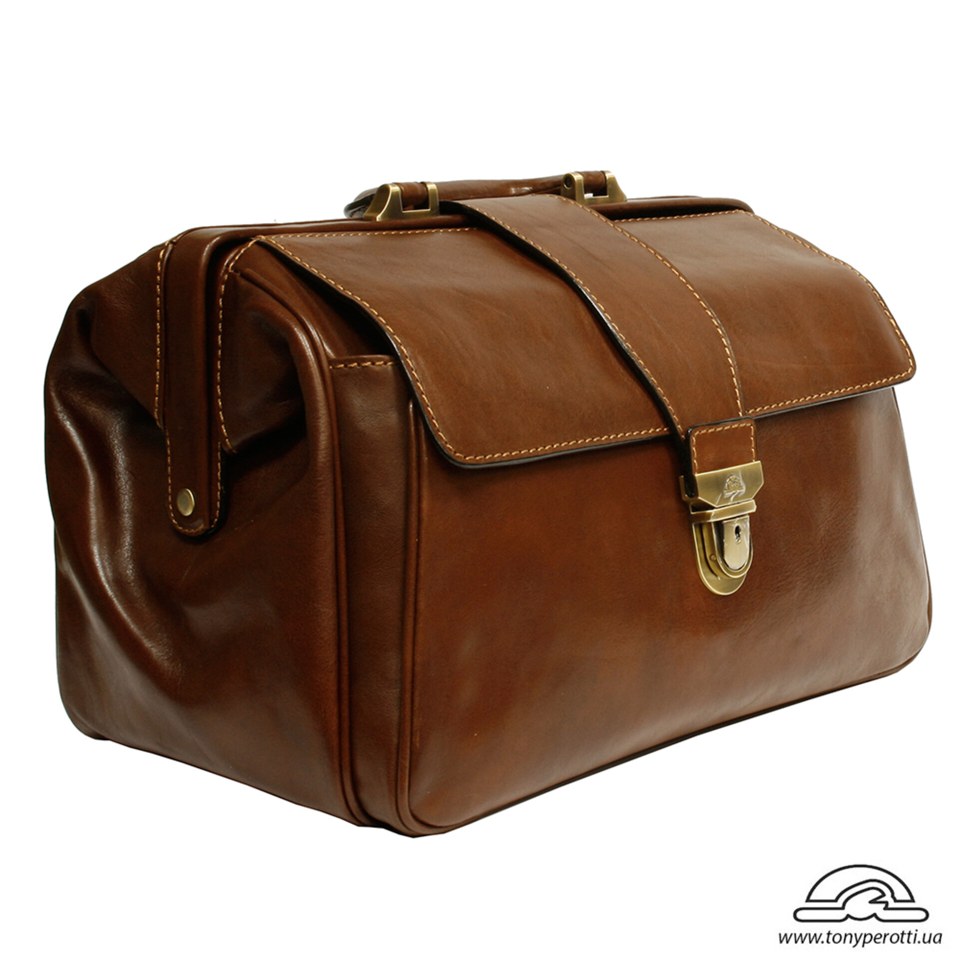 BORSA MEDICO  PELLE COGNAC TONY PEROTTI 8051