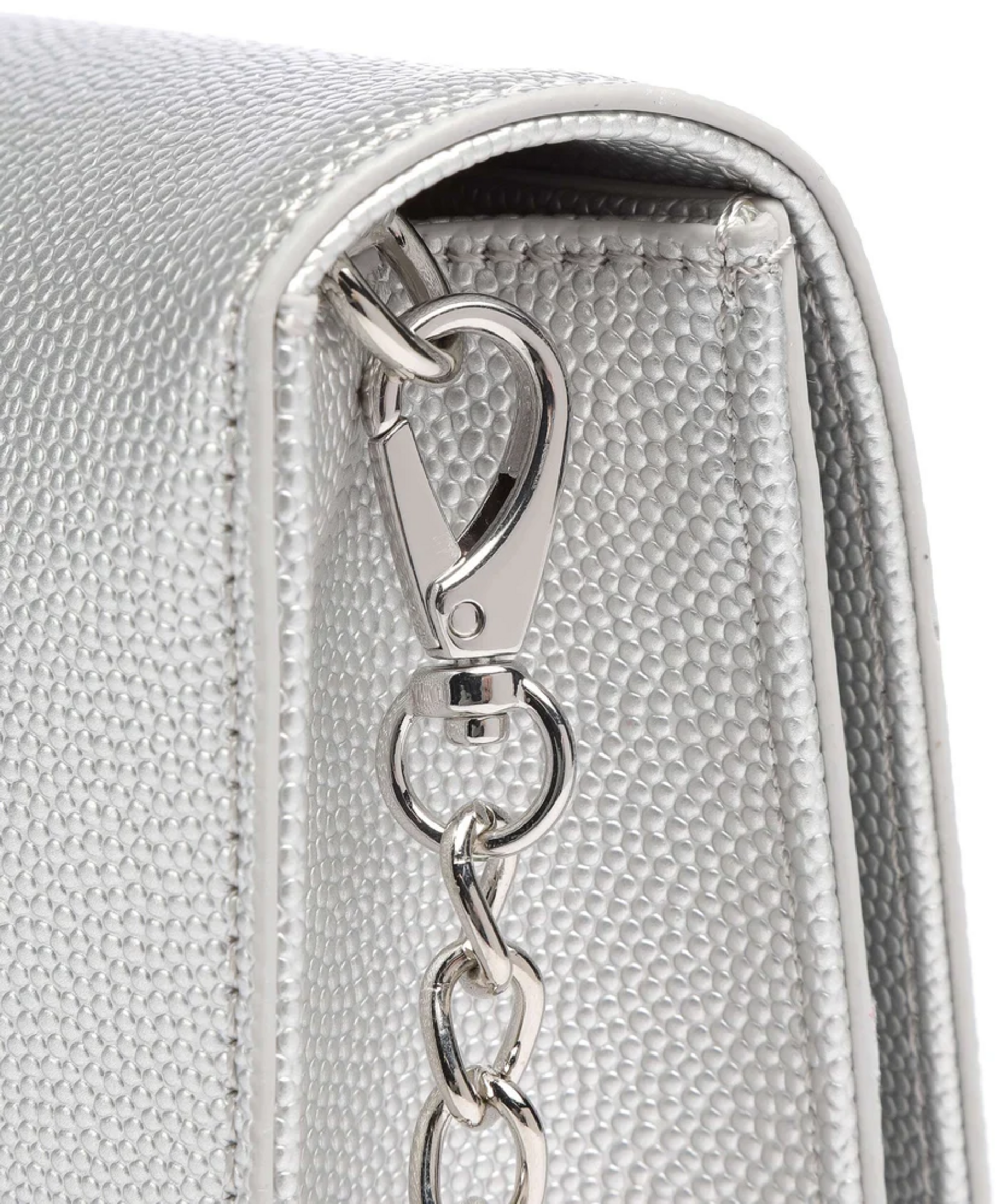 Pochette in grana metalizzata Linea Divina VBS1R401G VALENTINO