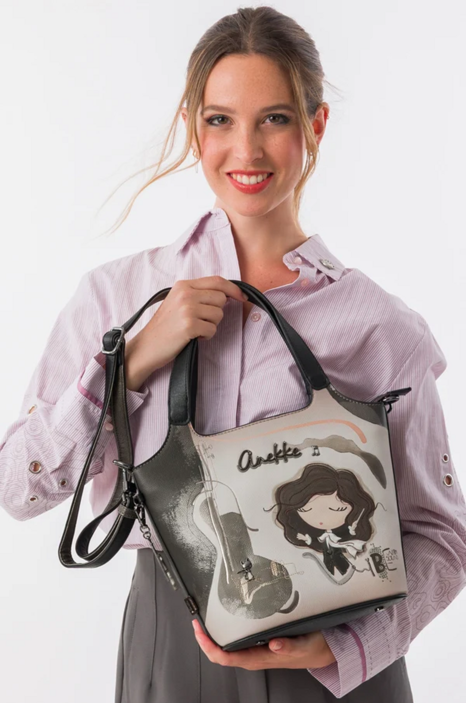 BORSA  A MANO CON TRACOLLA ANEKKE Linea ORCHESTRA