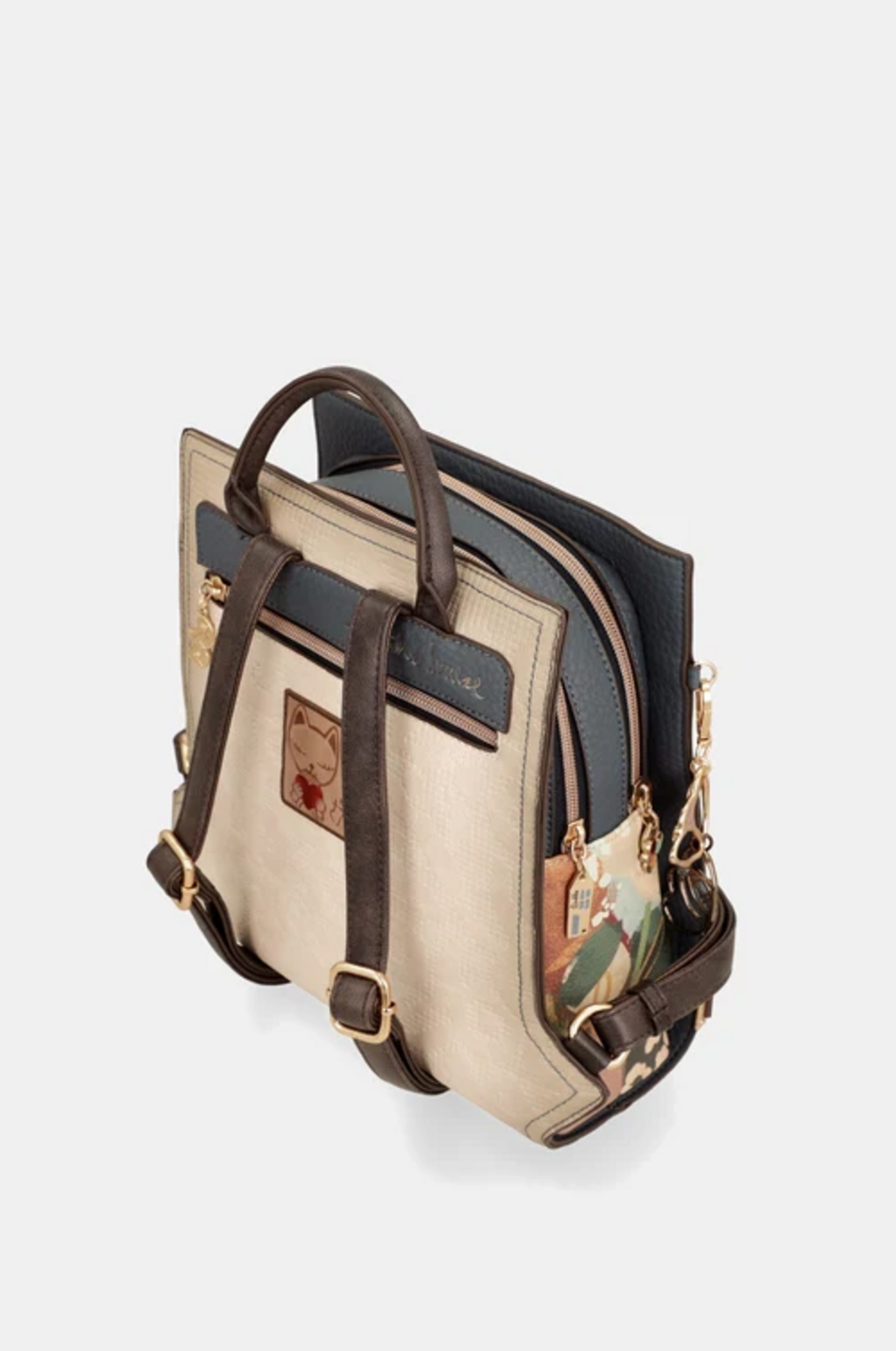 BORSA  A ZAINO  2 SCOMPARTI ANEKKE Linea Tulip