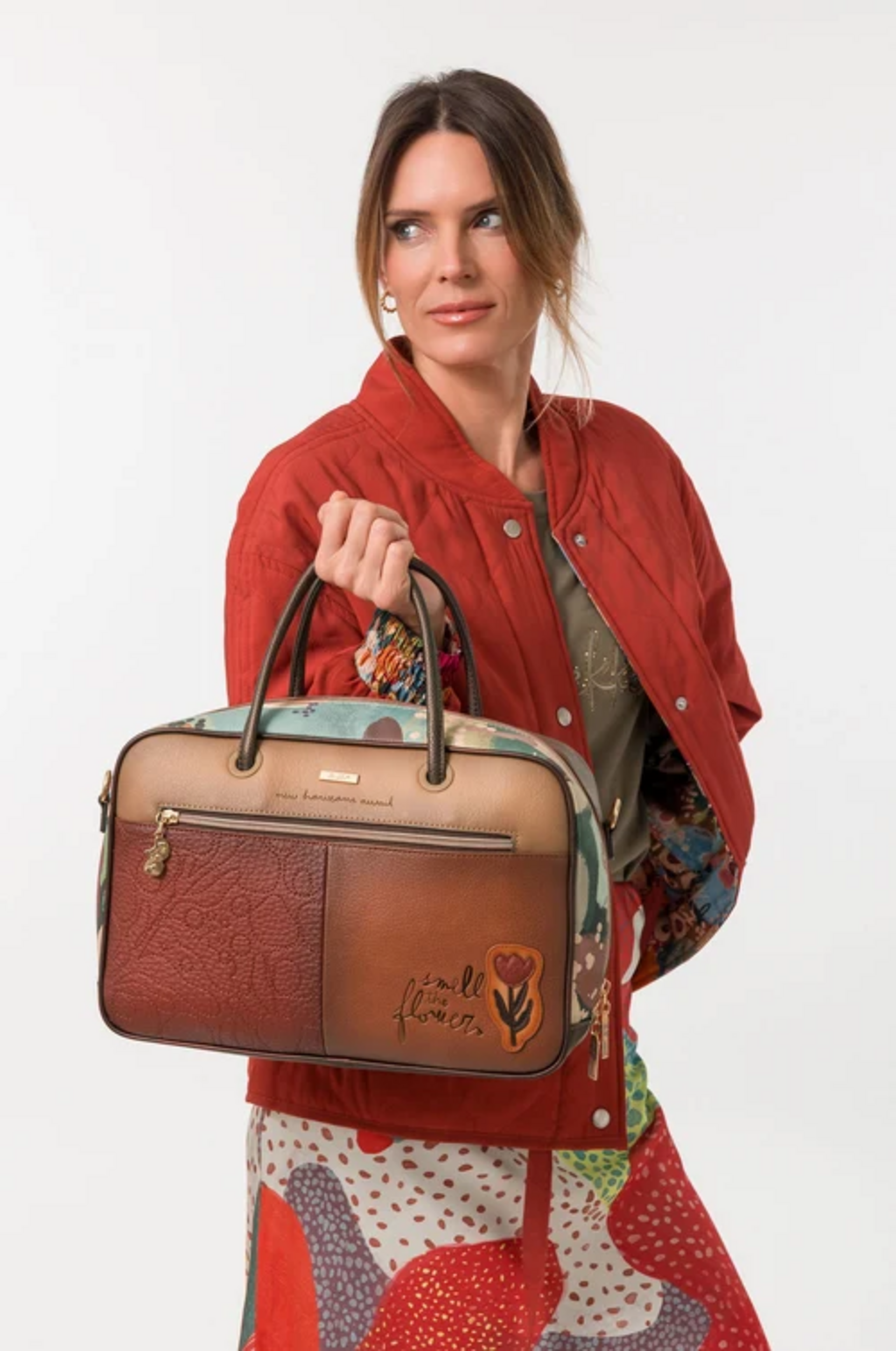 BORSA  A MANO CON TRACOLLA ANEKKE Linea Tulip