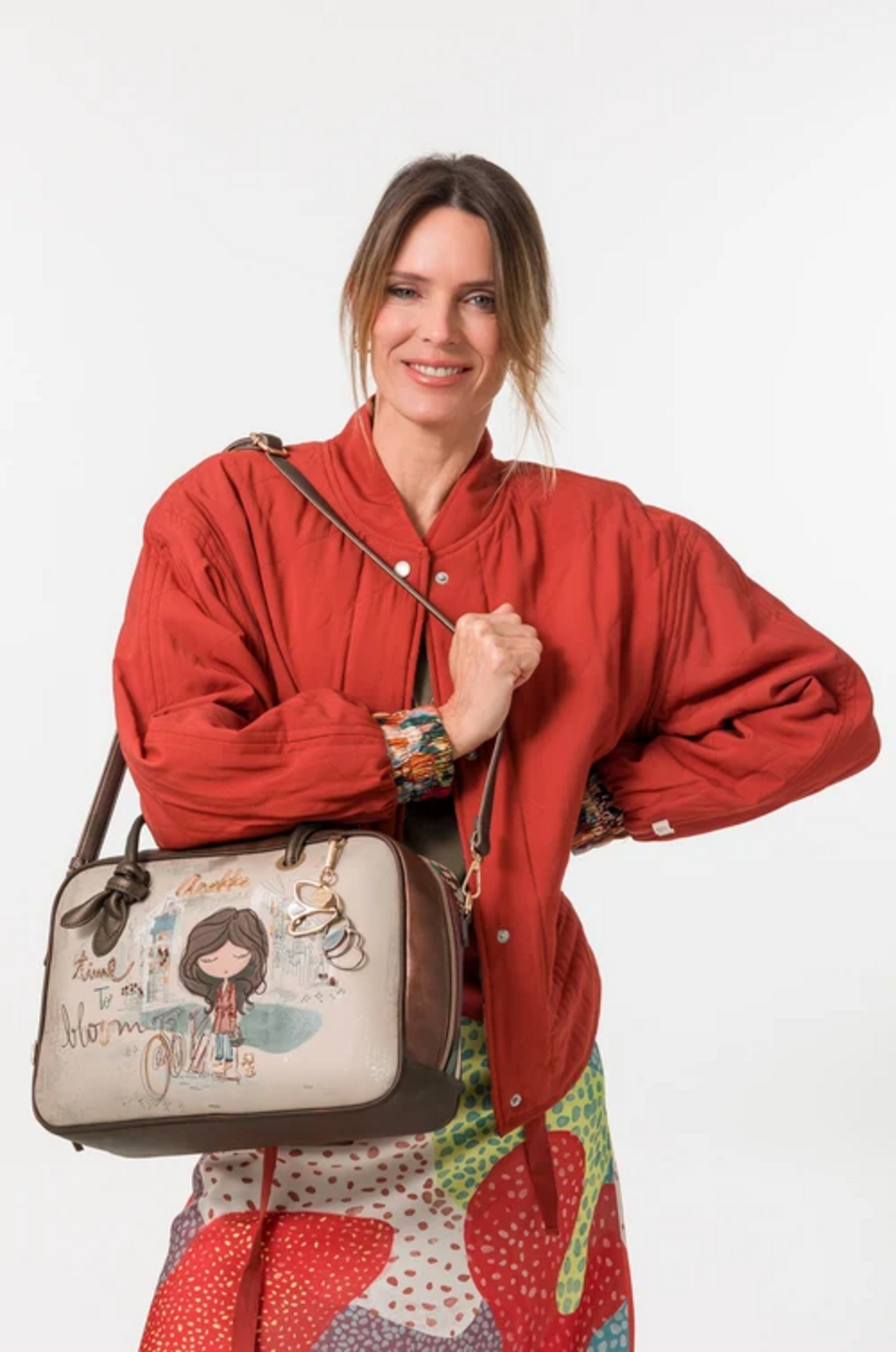 BORSA  A MANO CON TRACOLLA ANEKKE Linea Tulip