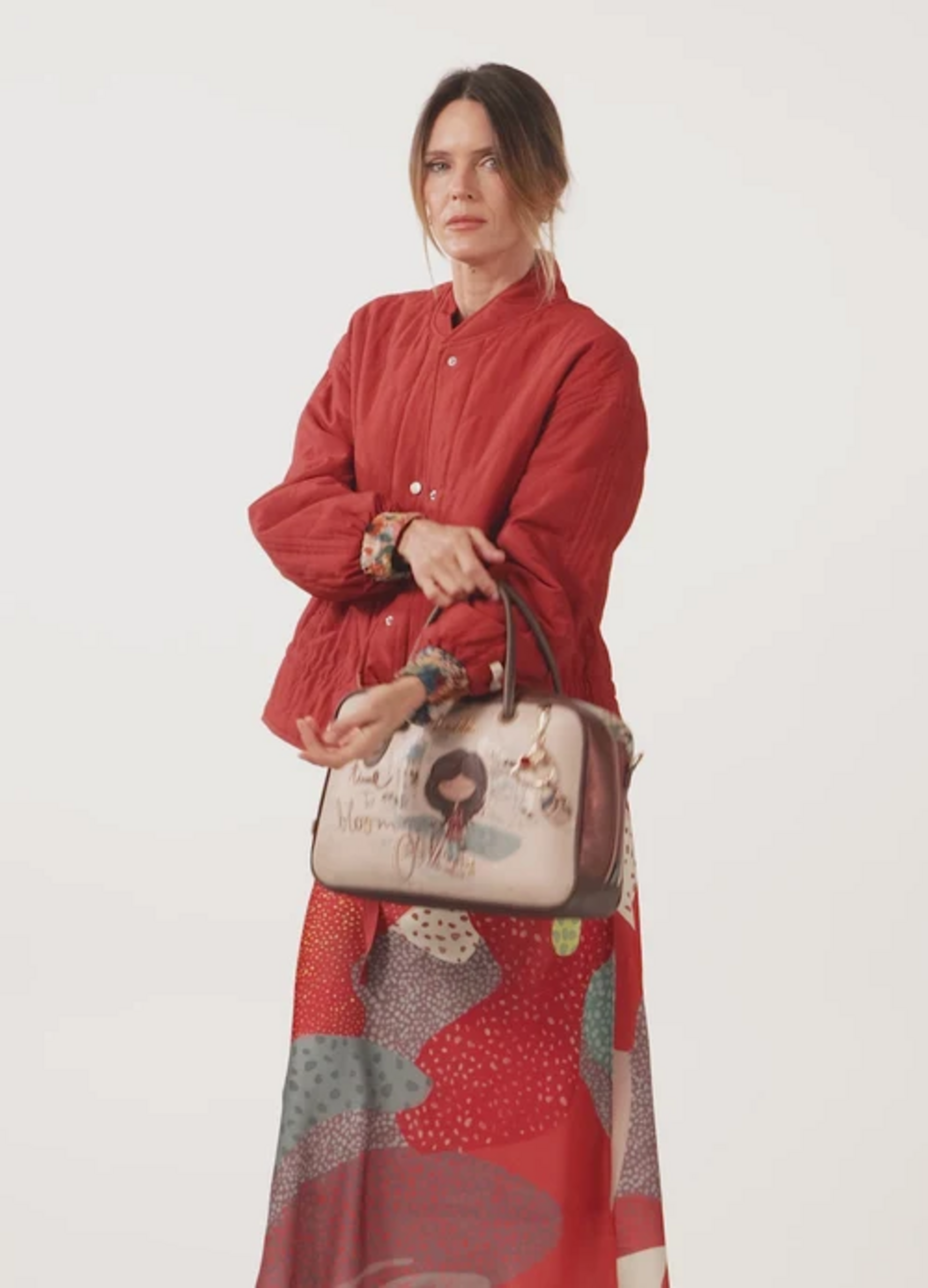 BORSA  A MANO CON TRACOLLA ANEKKE Linea Tulip