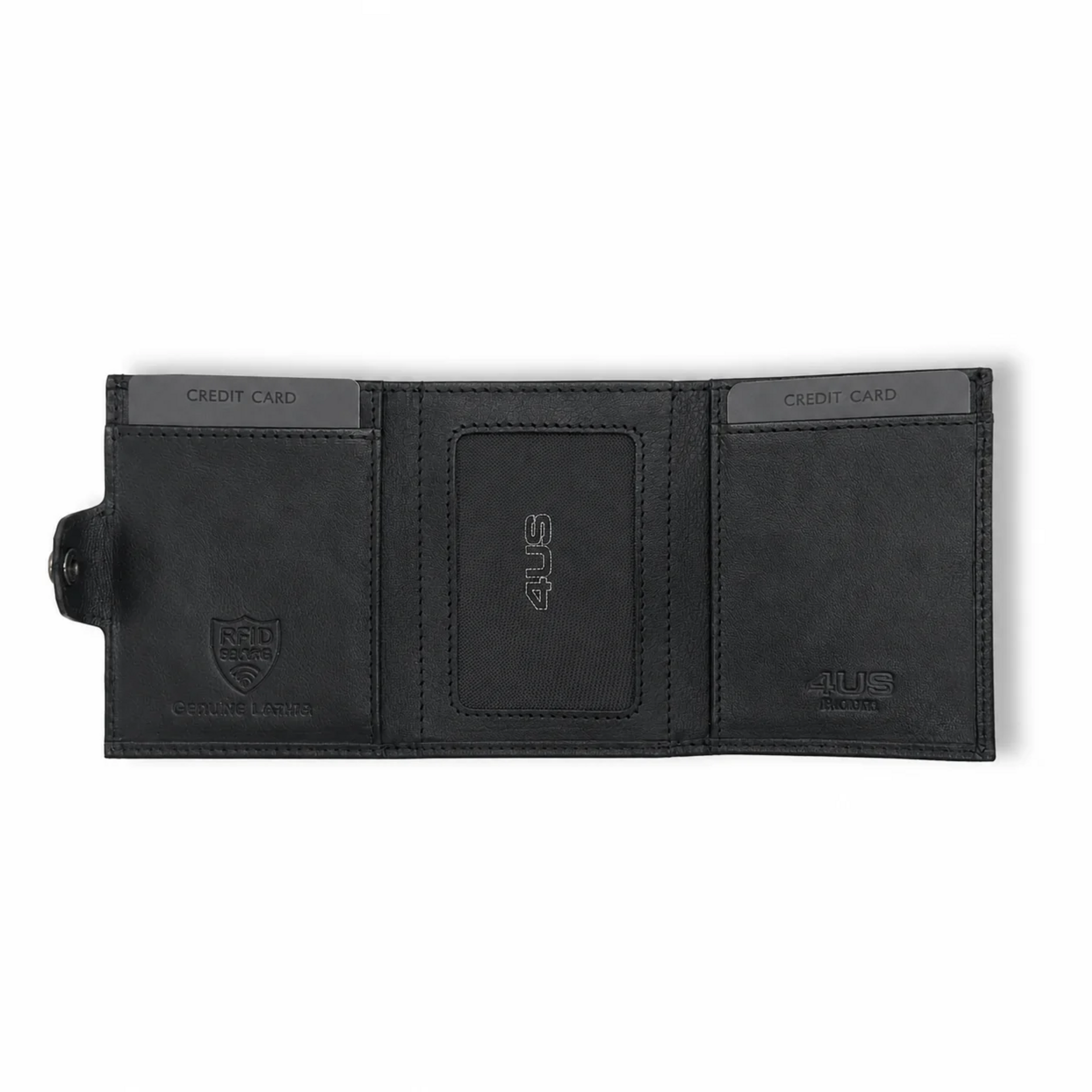 Porta Carte Credito pelle  RFID Uomo nero CESARE  PACIOTTI 4SU MW9