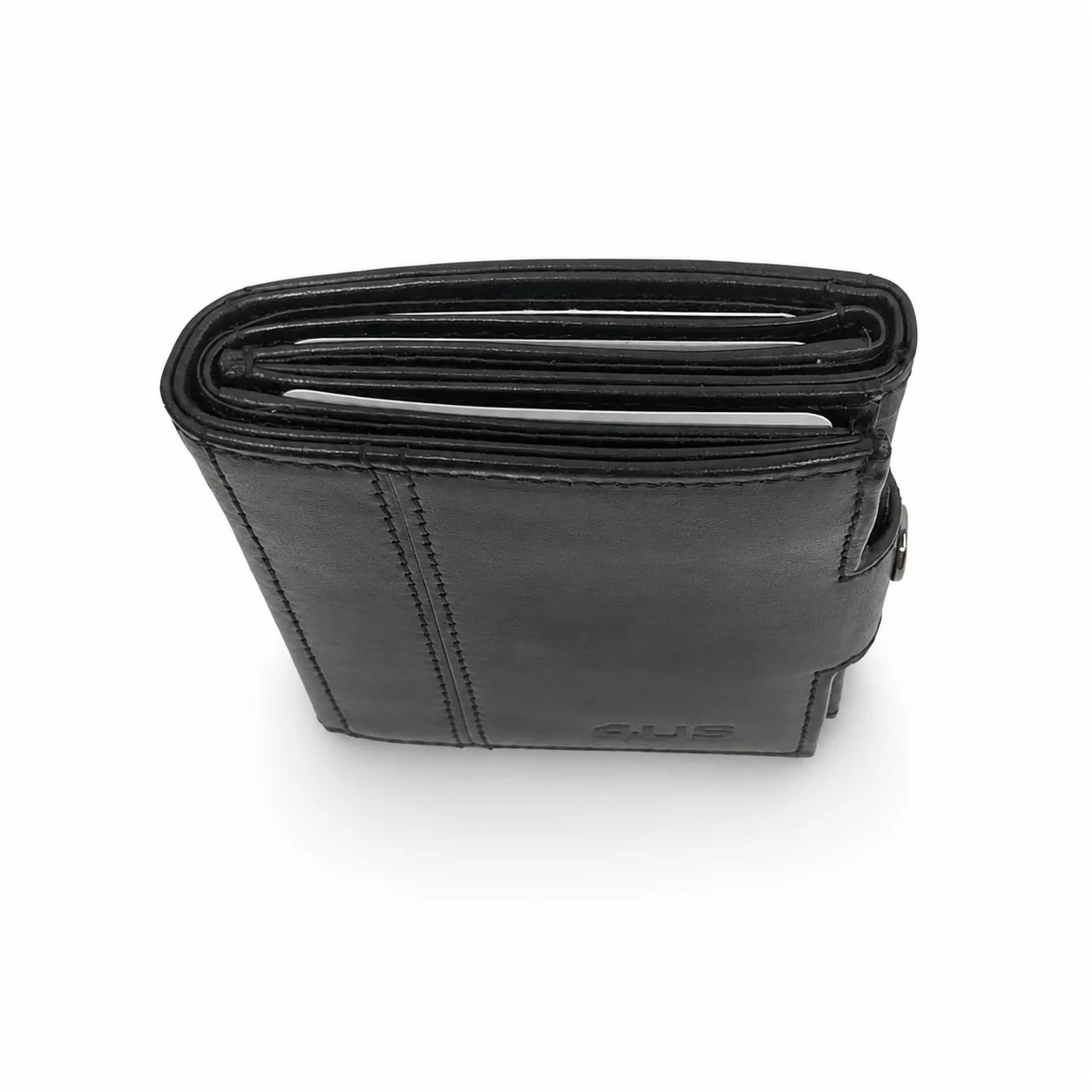 Porta Carte Credito pelle  RFID Uomo nero CESARE  PACIOTTI 4SU MW9