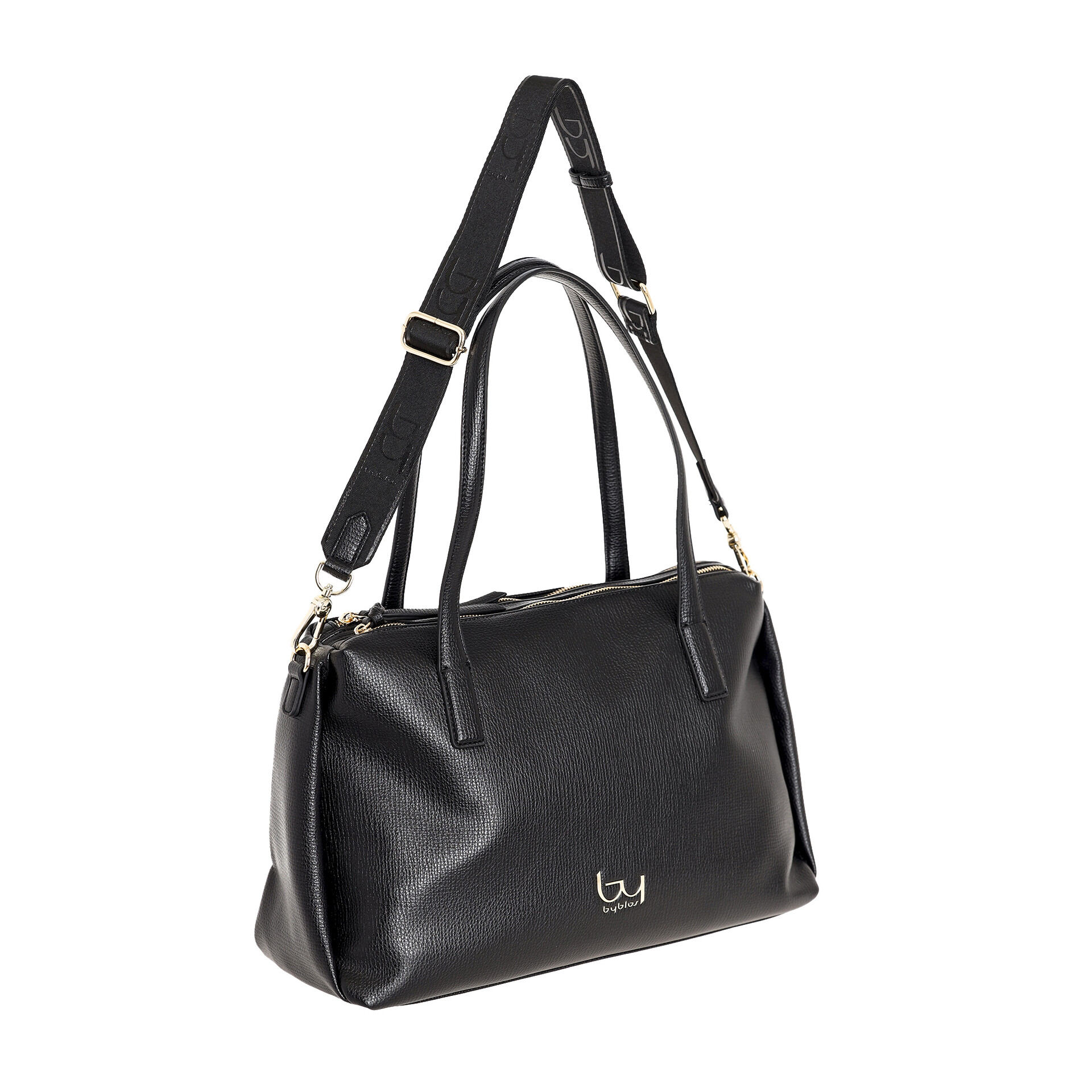BORSA SHOPPER CON TRACOLLA  NERA By Byblos LINEA CIDER