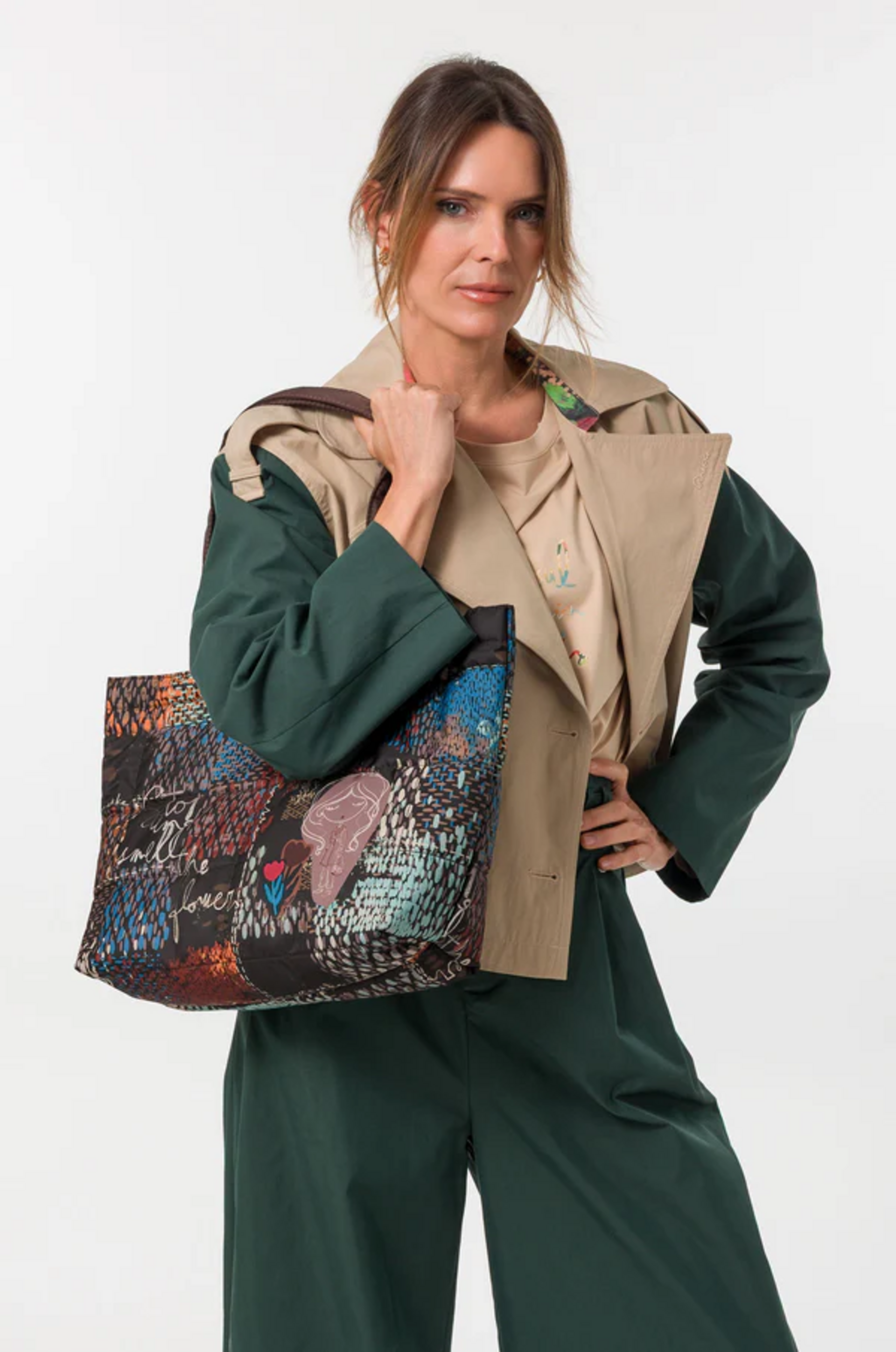 Borsa Shopper Grande ANEKKE Linea Blossom