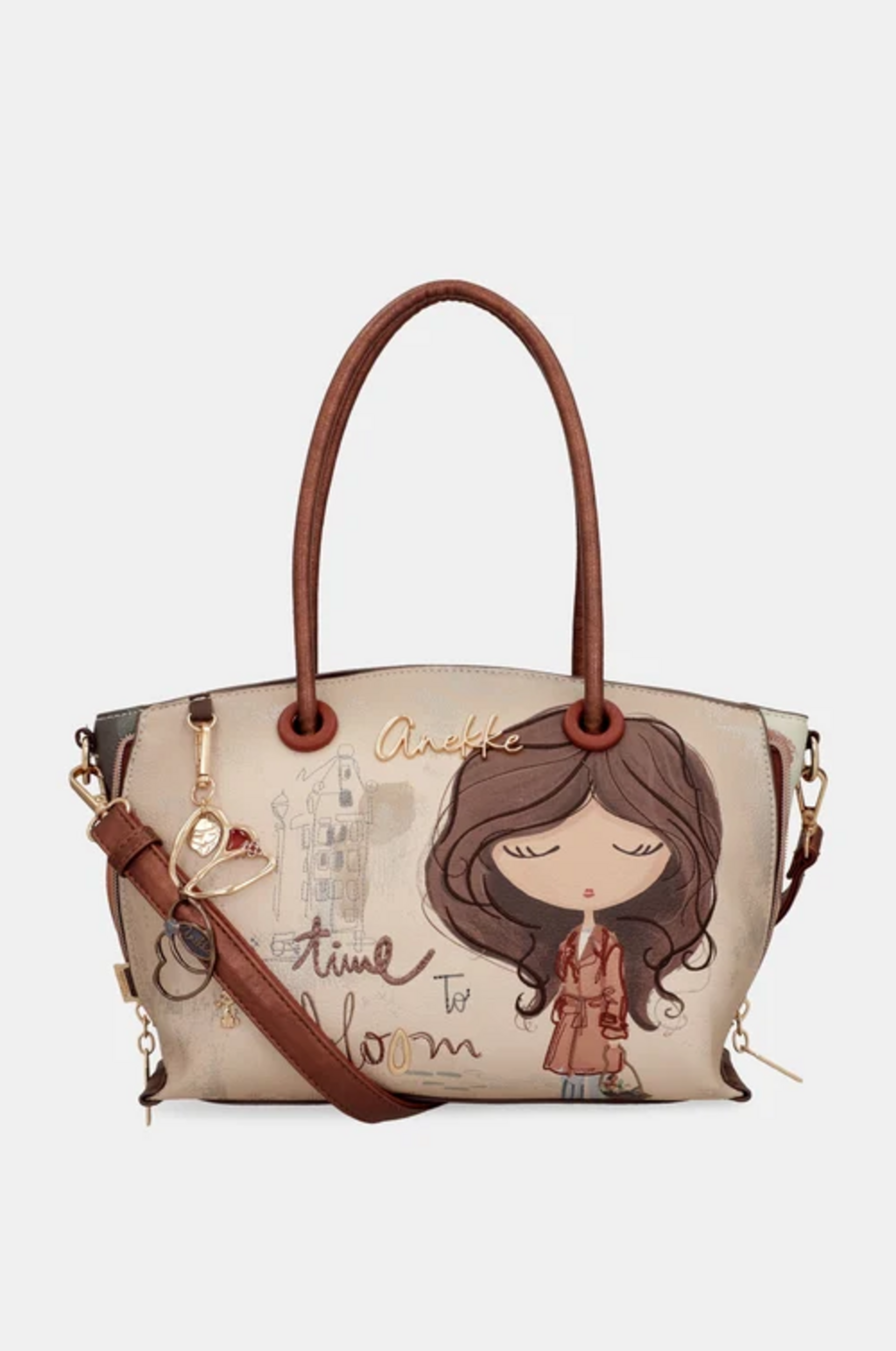 BORSA  A MANO CON TRACOLLA ANEKKE Linea Tulip