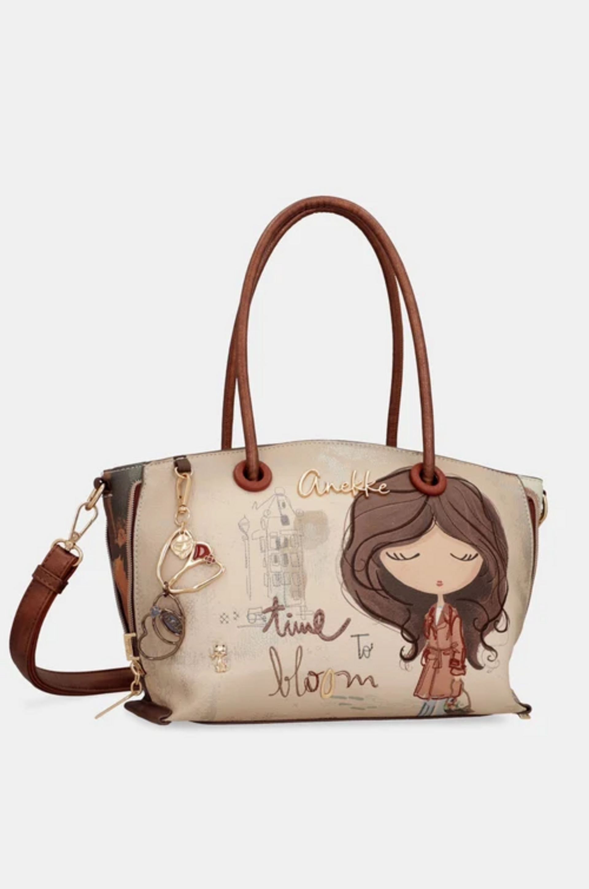 BORSA  A MANO CON TRACOLLA ANEKKE Linea Tulip