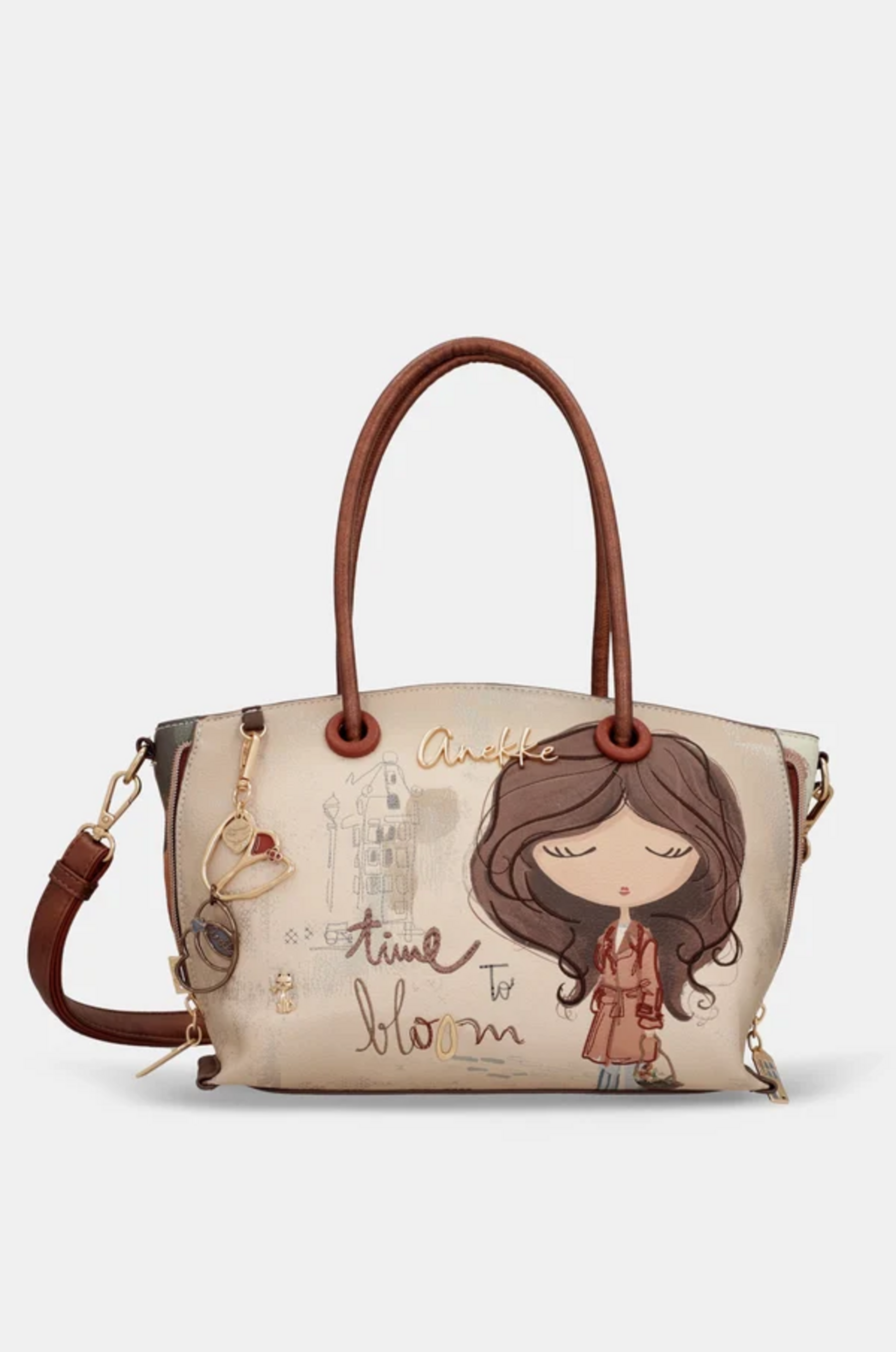 BORSA  A MANO CON TRACOLLA ANEKKE Linea Tulip