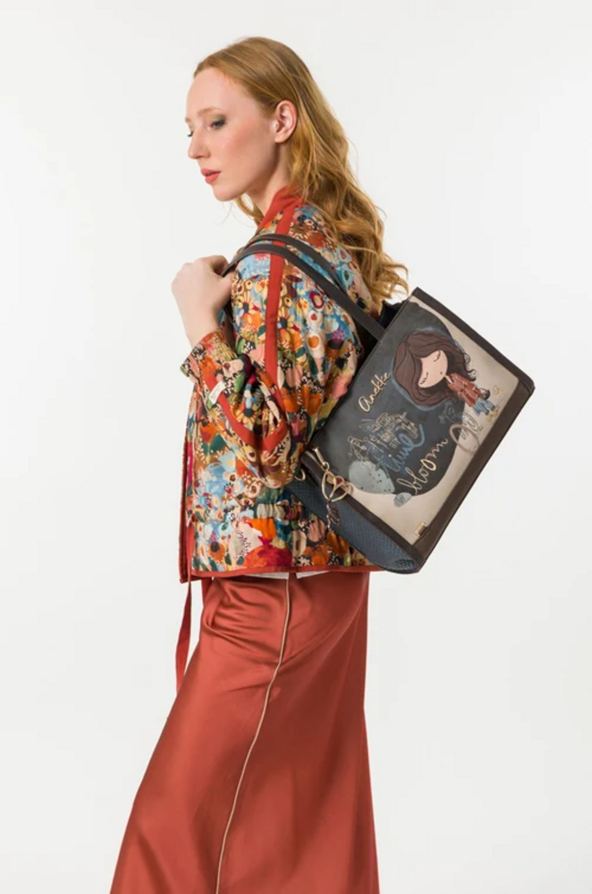 BORSA  SHOPPER CON TRACOLLA ANEKKE Linea Tulip