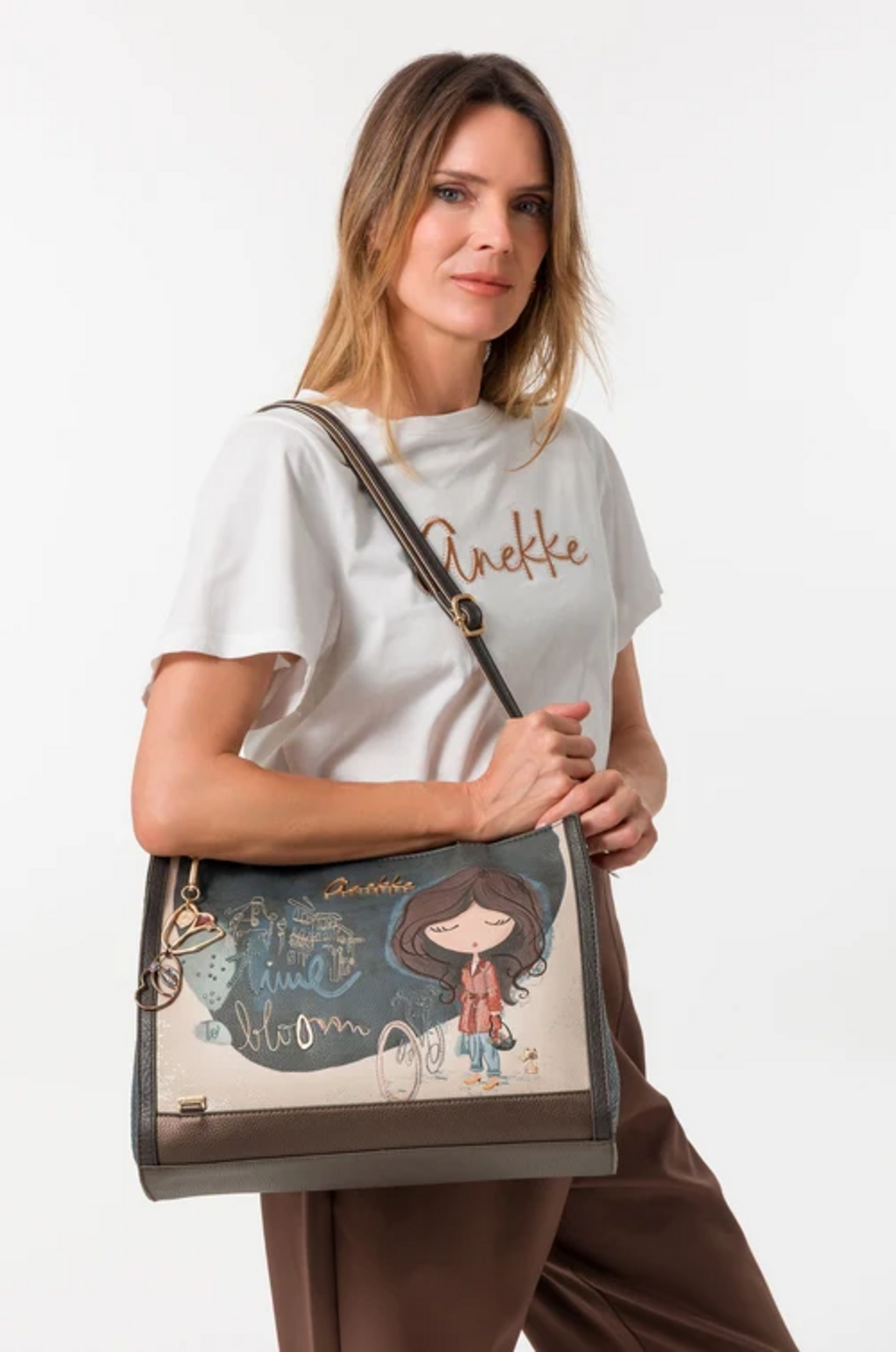 BORSA  SHOPPER CON TRACOLLA ANEKKE Linea Tulip