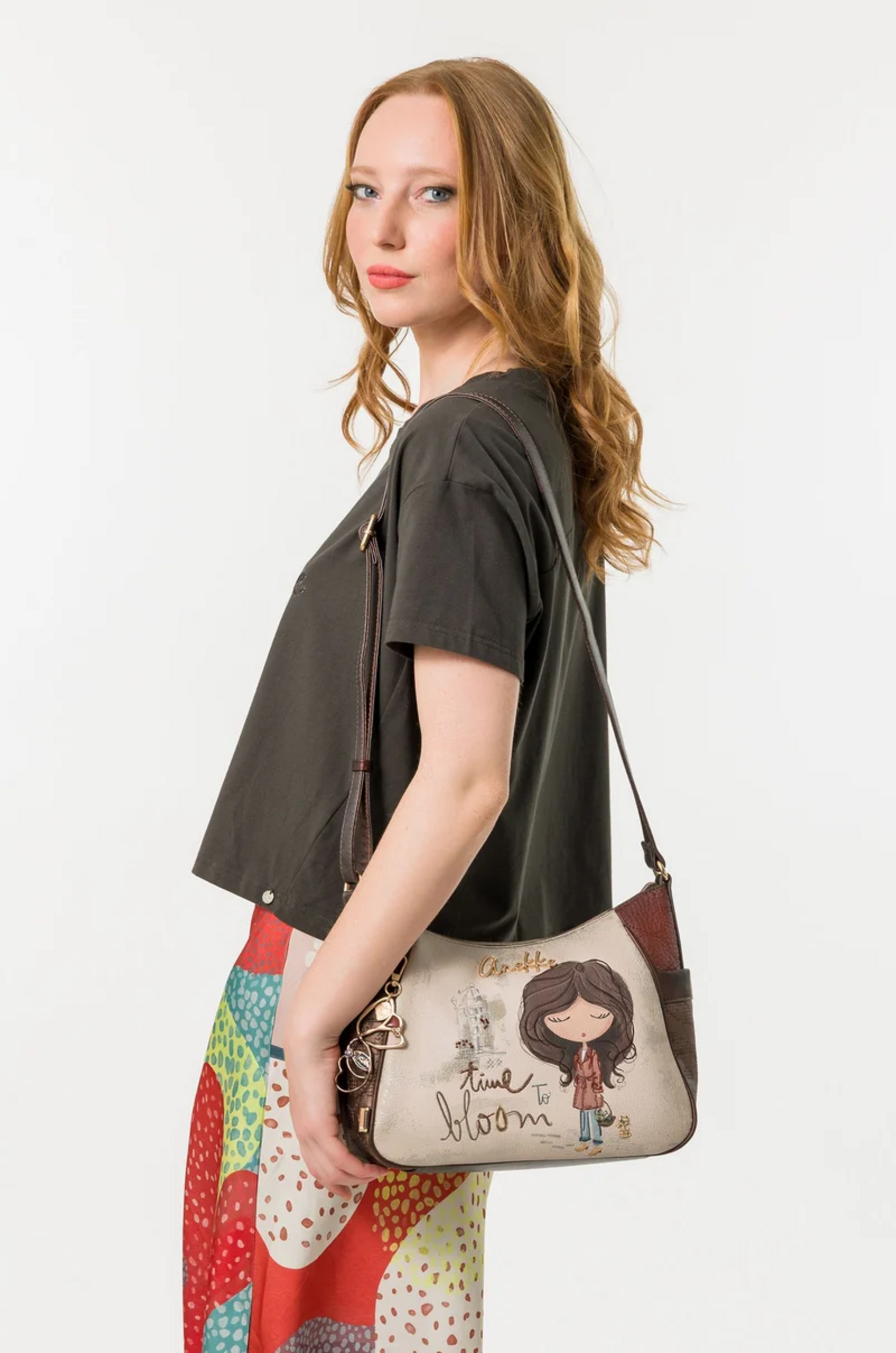 BORSA  A  TRACOLLA GRANDE ANEKKE Linea Tulip