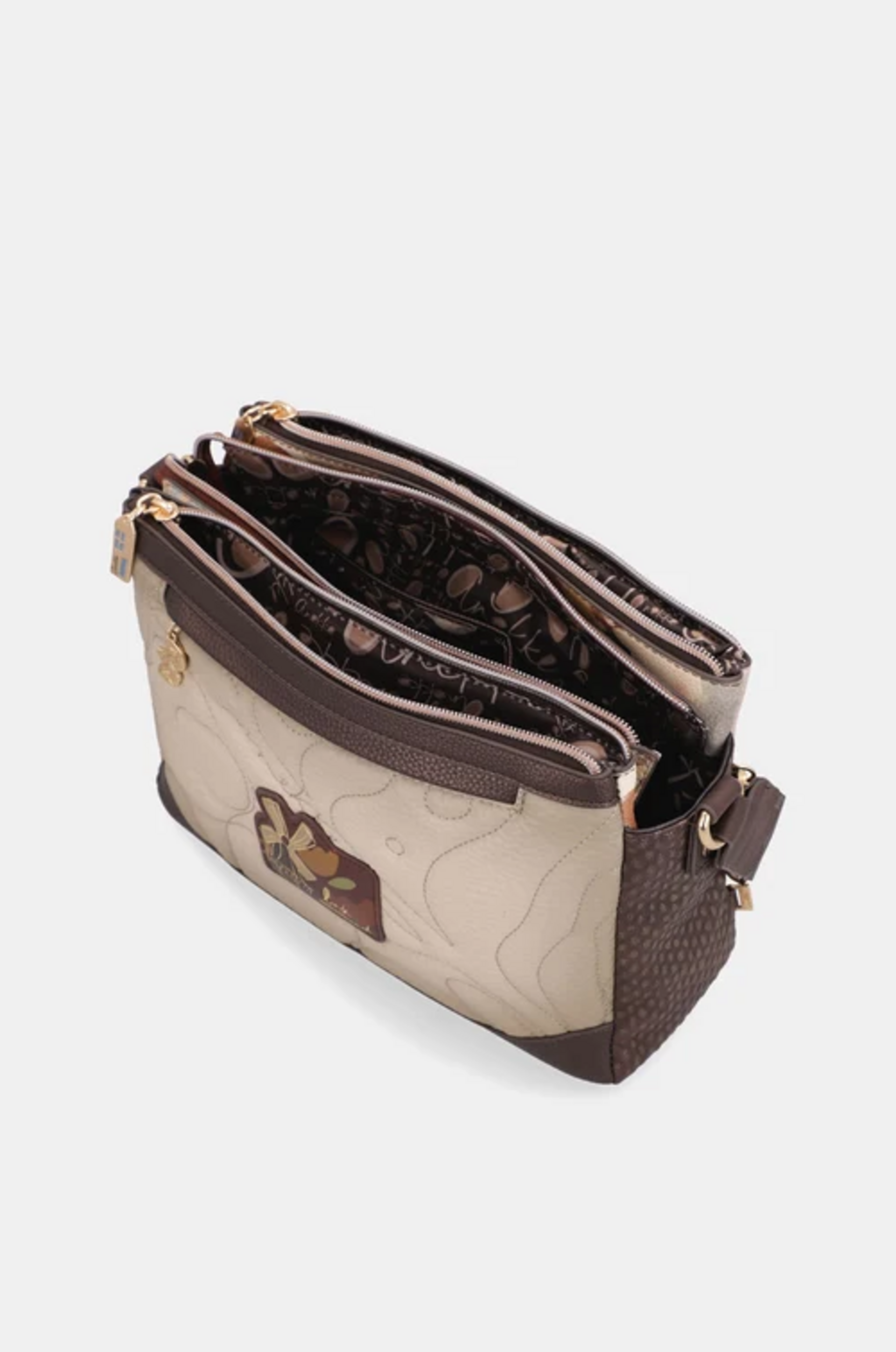 BORSA A TRACOLLA 3 SCOMPARTI ANEKKE Linea Tulip