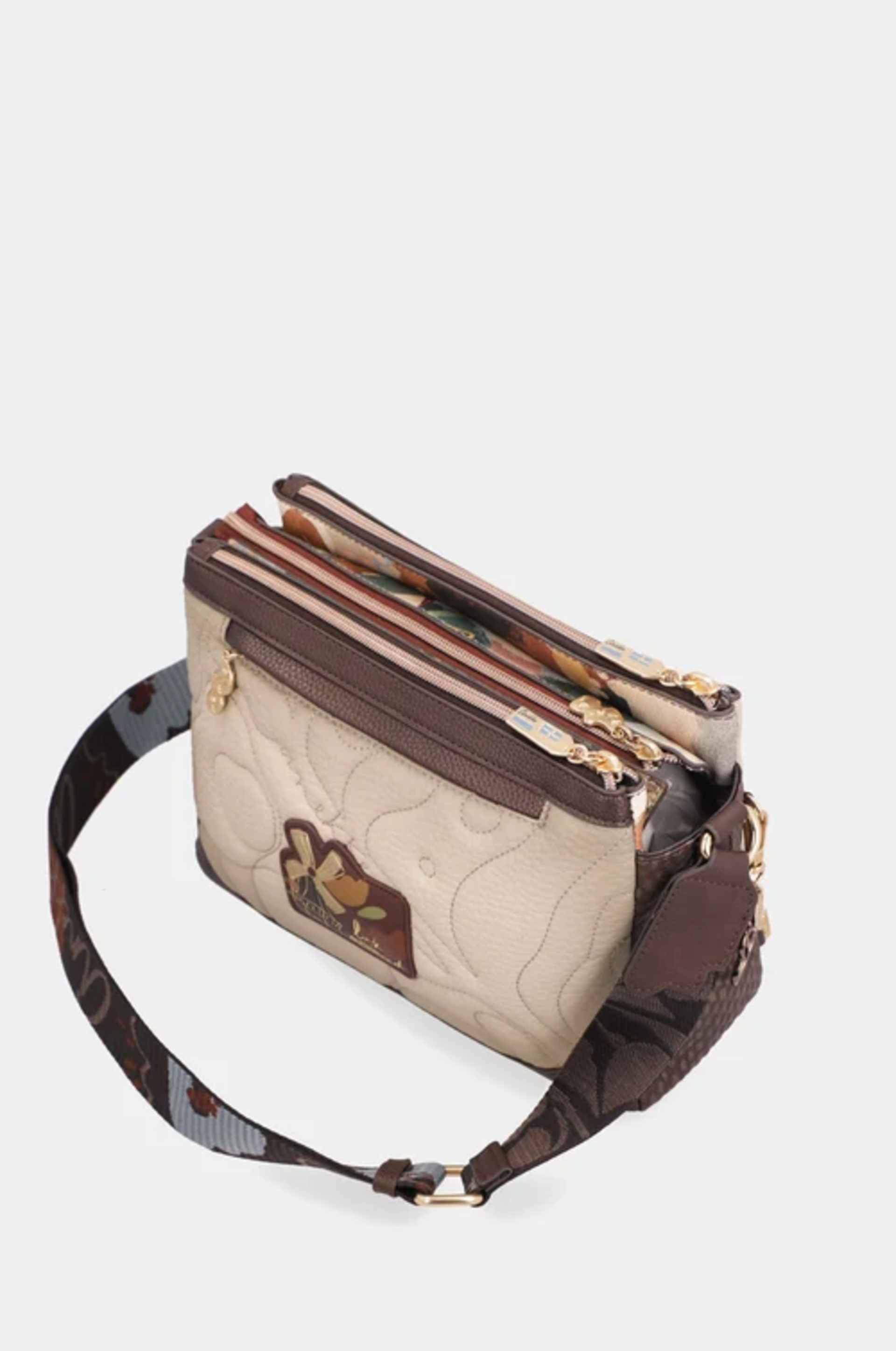 BORSA A TRACOLLA 3 SCOMPARTI ANEKKE Linea Tulip