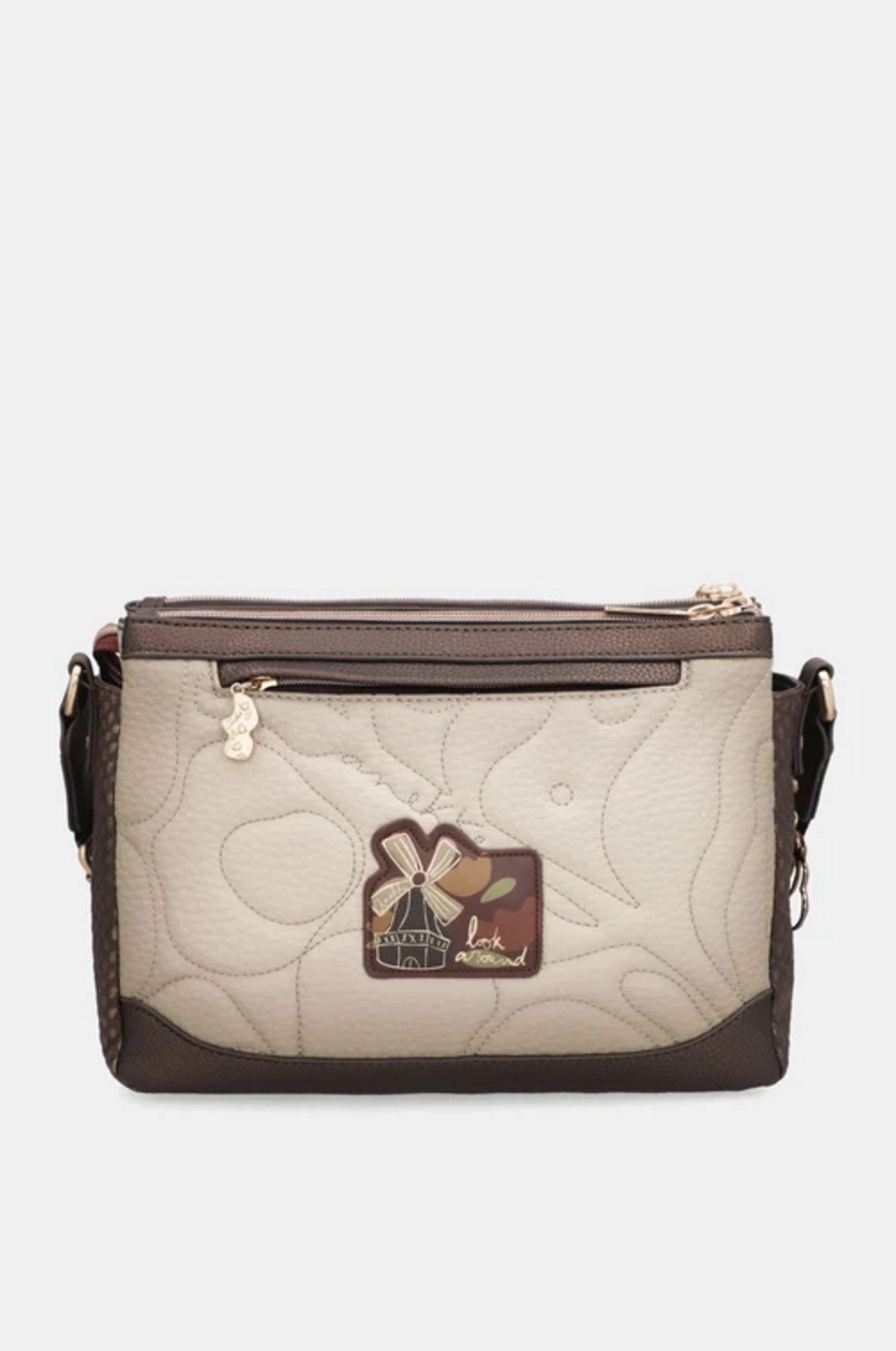BORSA A TRACOLLA 3 SCOMPARTI ANEKKE Linea Tulip