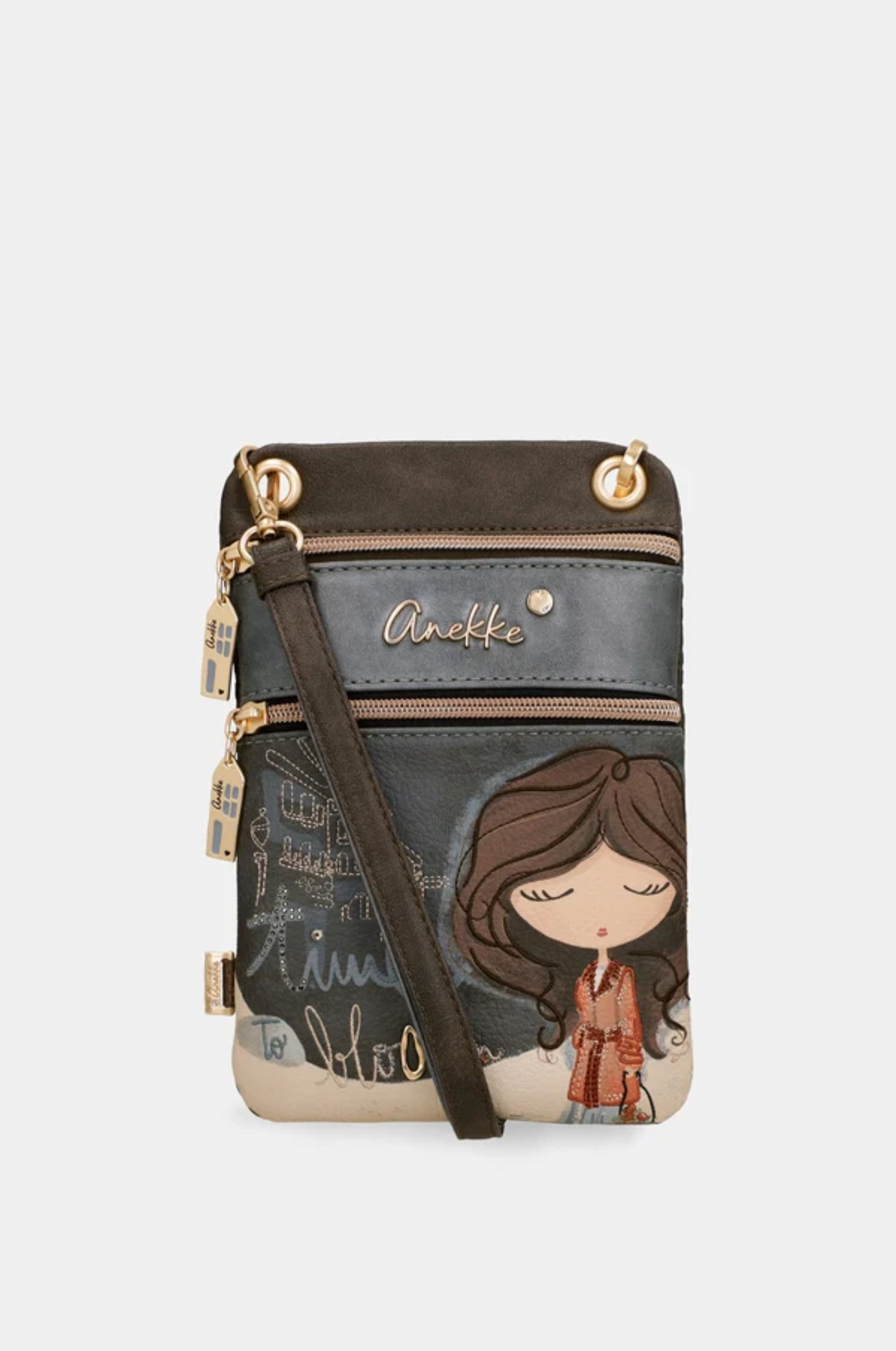 BORSA  MINI  TRACOLLA PORTA CELLULARE ANEKKE Linea Tulip