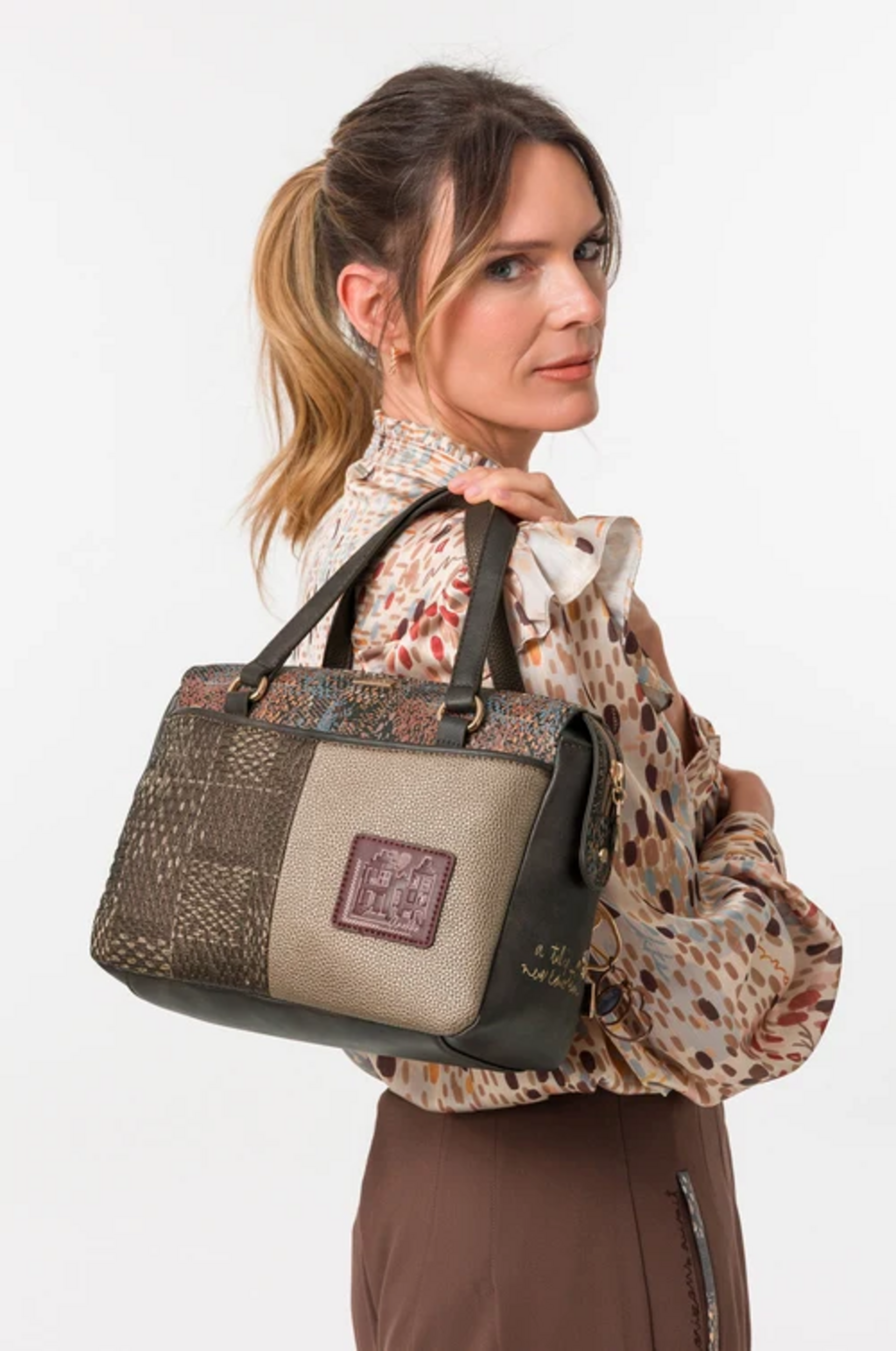BORSA  BOWLING CON TRACOLLA ANEKKE Linea Blossom