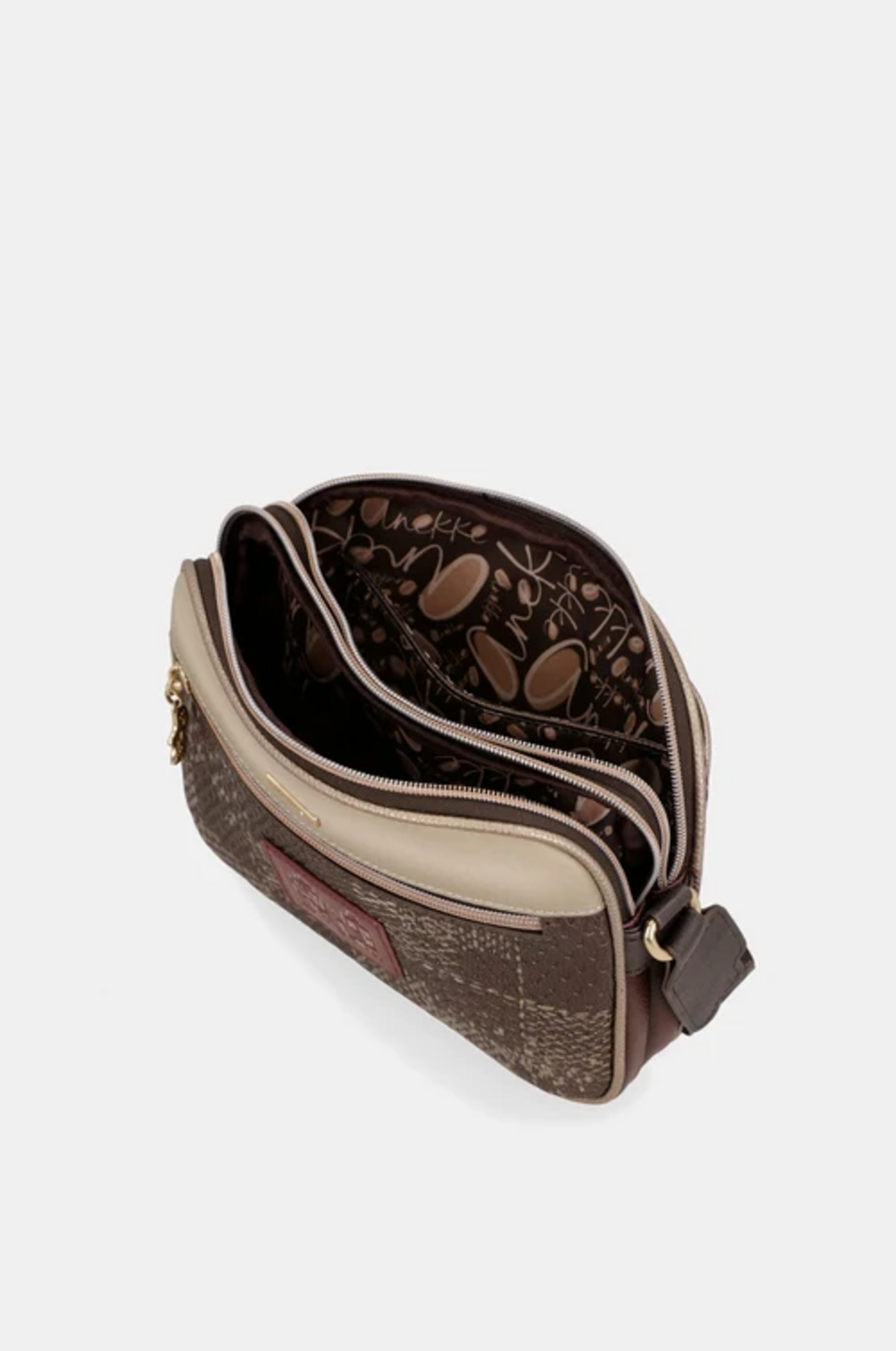 BORSA A TRACOLLA 3 SCOMPARTI ANEKKE Linea Blossom