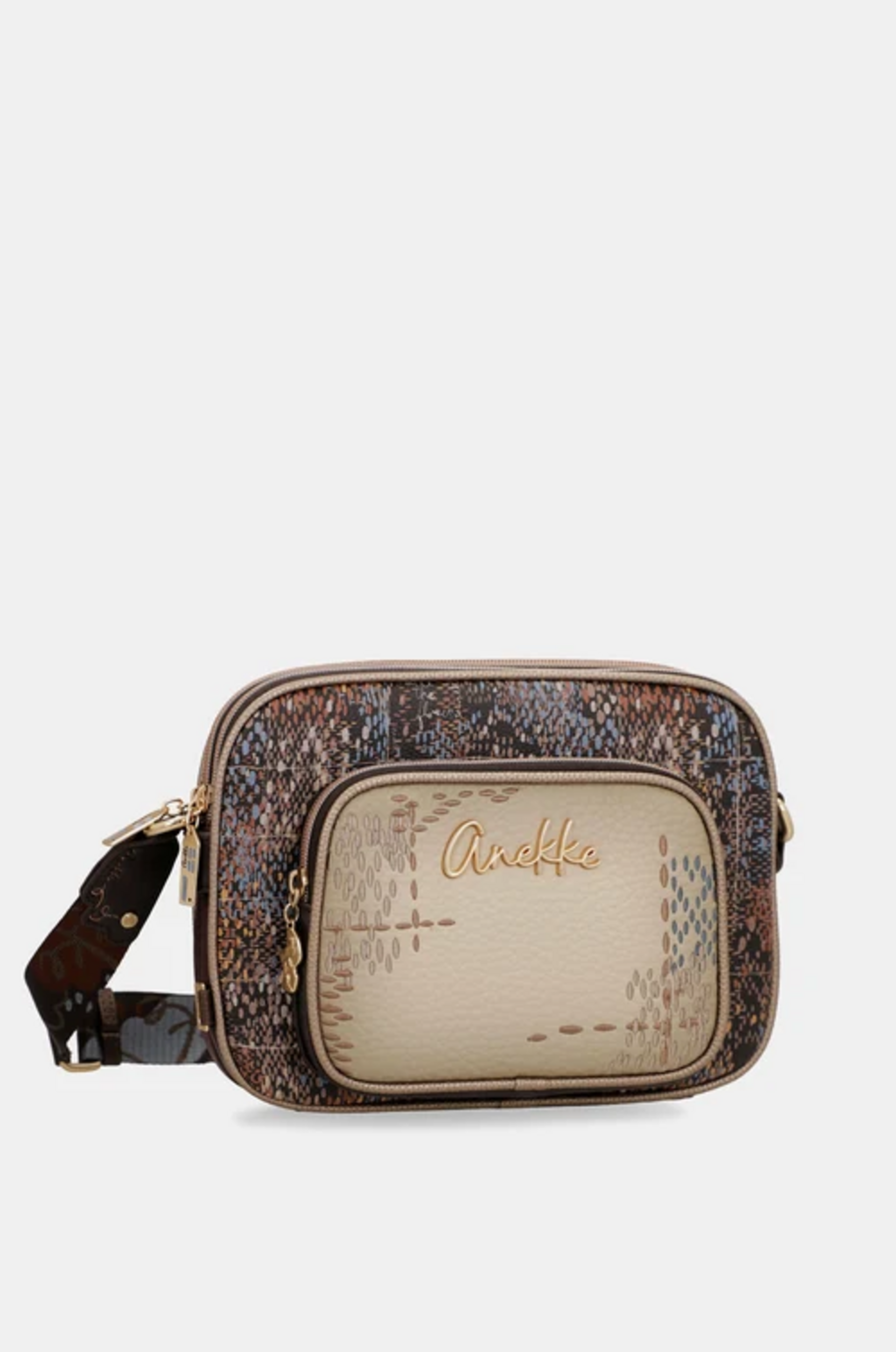 BORSA A TRACOLLA 3 SCOMPARTI ANEKKE Linea Blossom