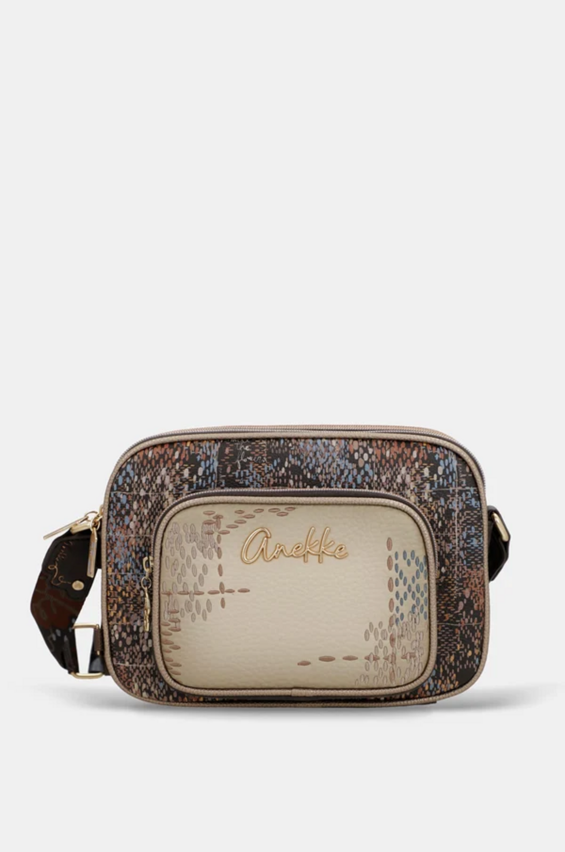 BORSA A TRACOLLA 3 SCOMPARTI ANEKKE Linea Blossom
