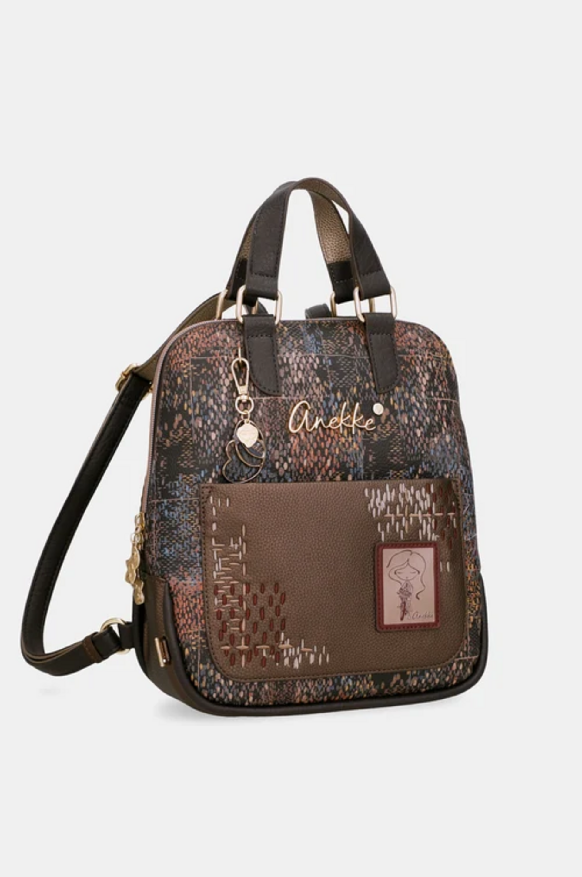 BORSA A ZAINO CON MANICO CORTO ANEKKE Linea Blossom
