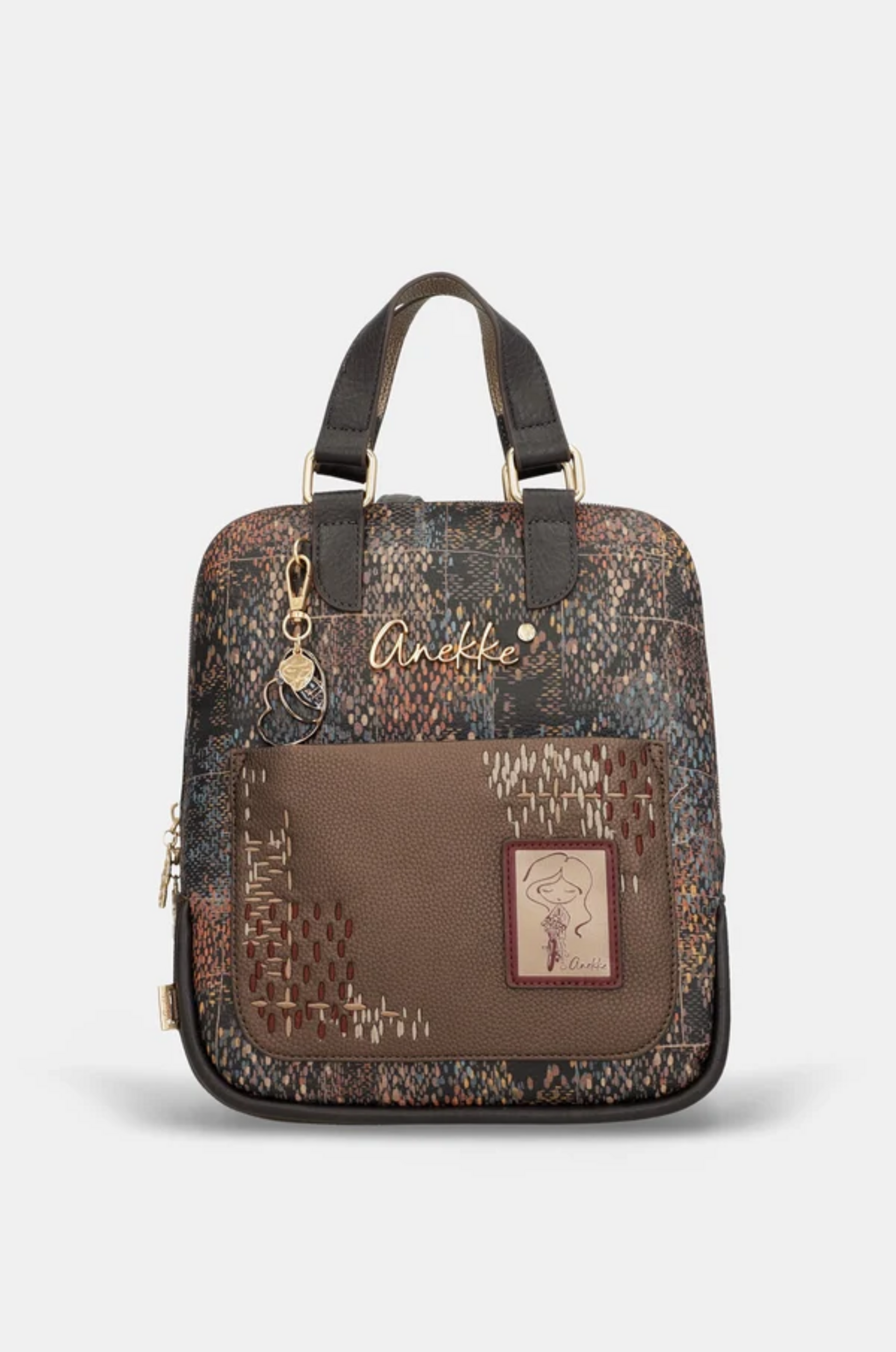 BORSA A ZAINO CON MANICO CORTO ANEKKE Linea Blossom