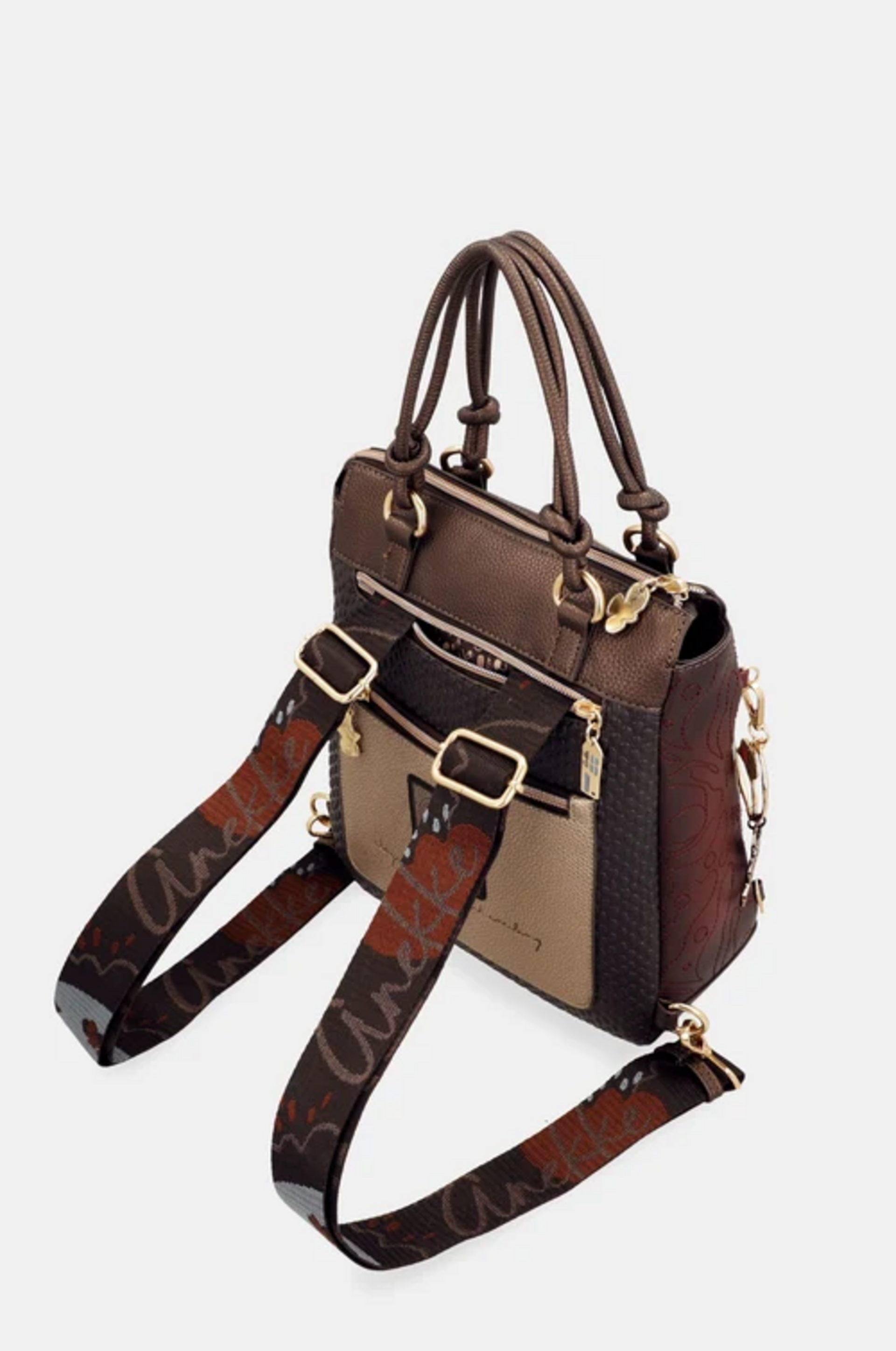 BORSA A ZAINO CON MANICO CORTO ANEKKE Linea Blossom