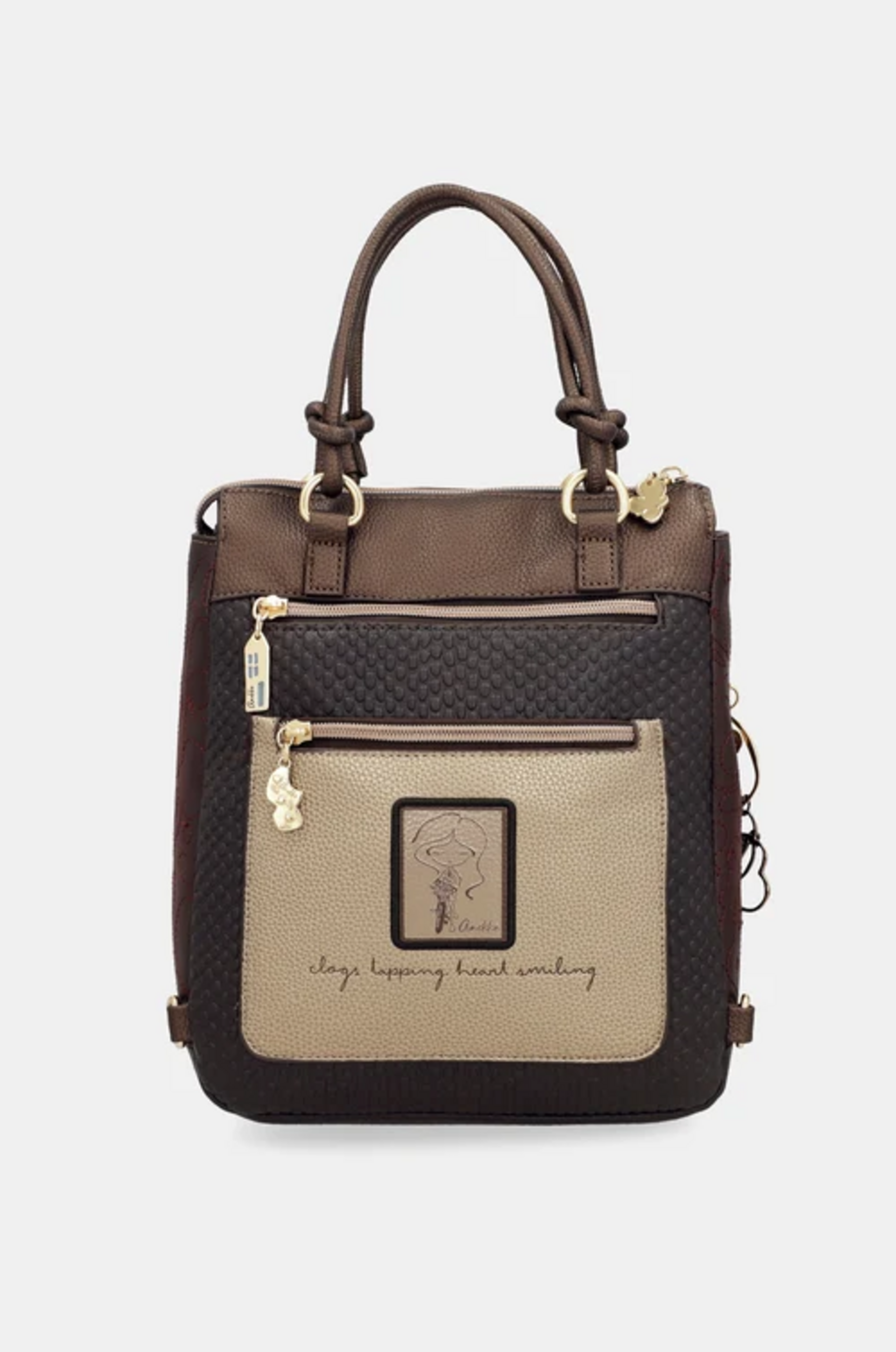 BORSA A ZAINO CON MANICO CORTO ANEKKE Linea Blossom