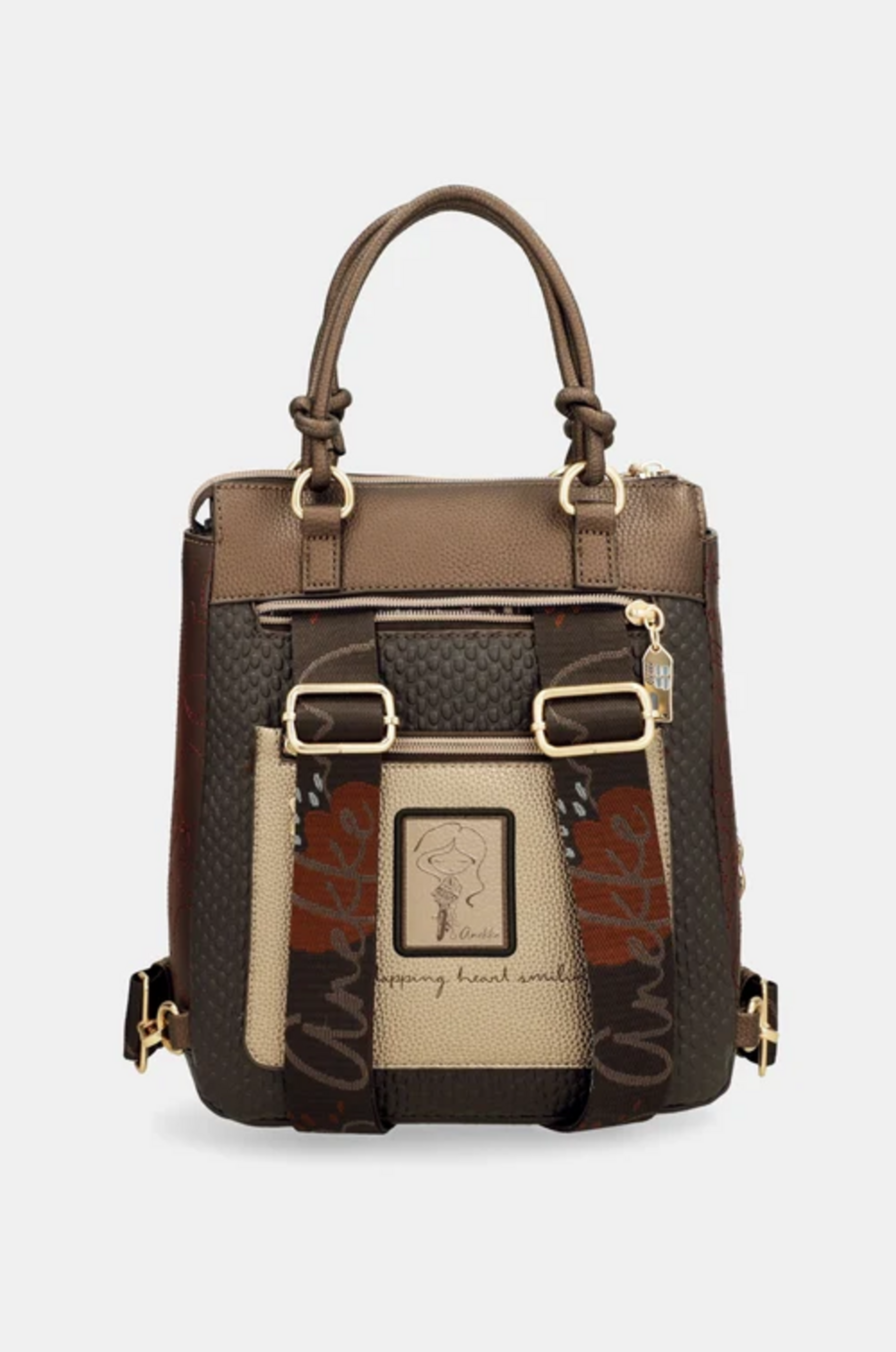 BORSA A ZAINO CON MANICO CORTO ANEKKE Linea Blossom