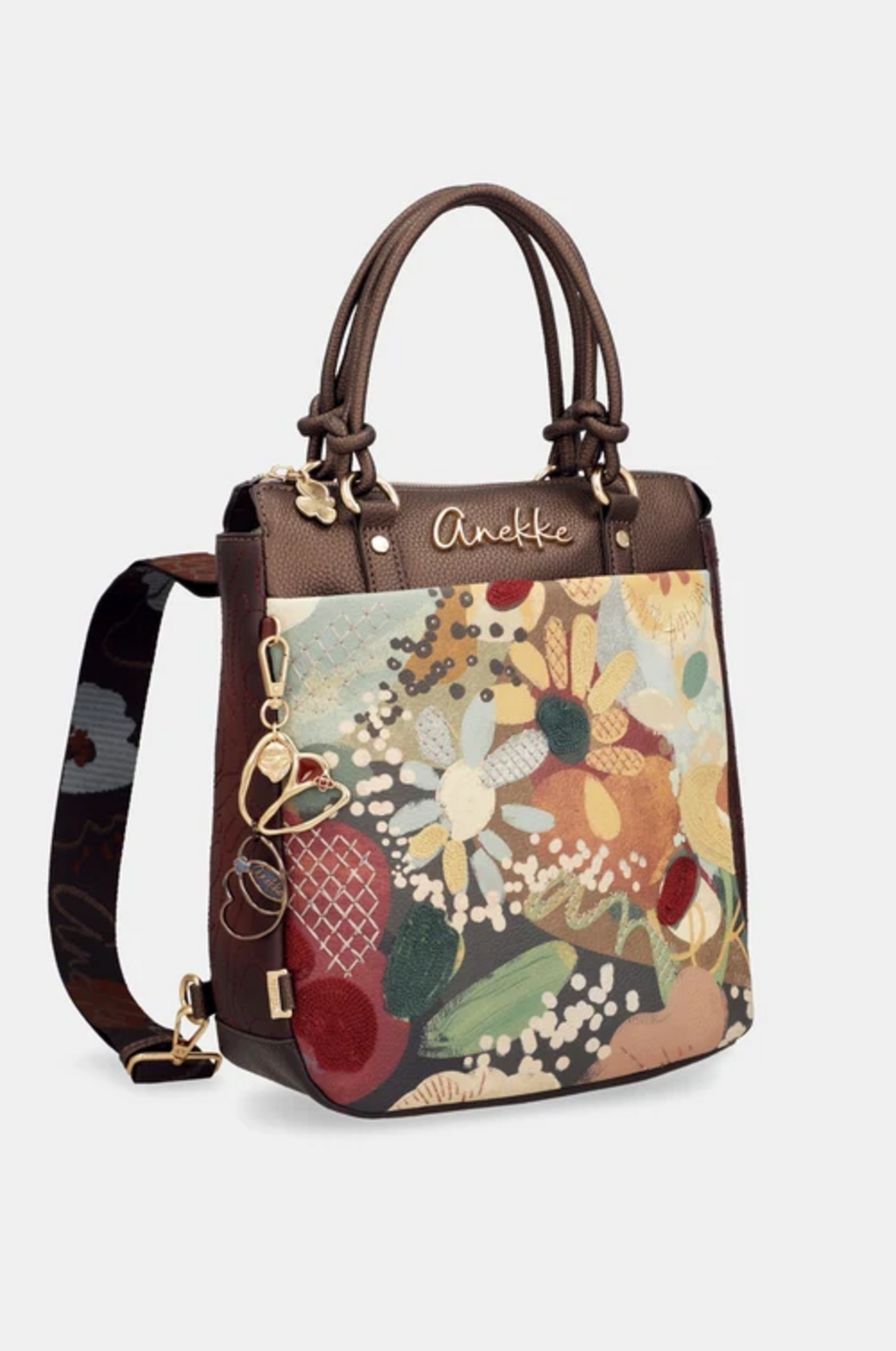 BORSA A ZAINO CON MANICO CORTO ANEKKE Linea Blossom