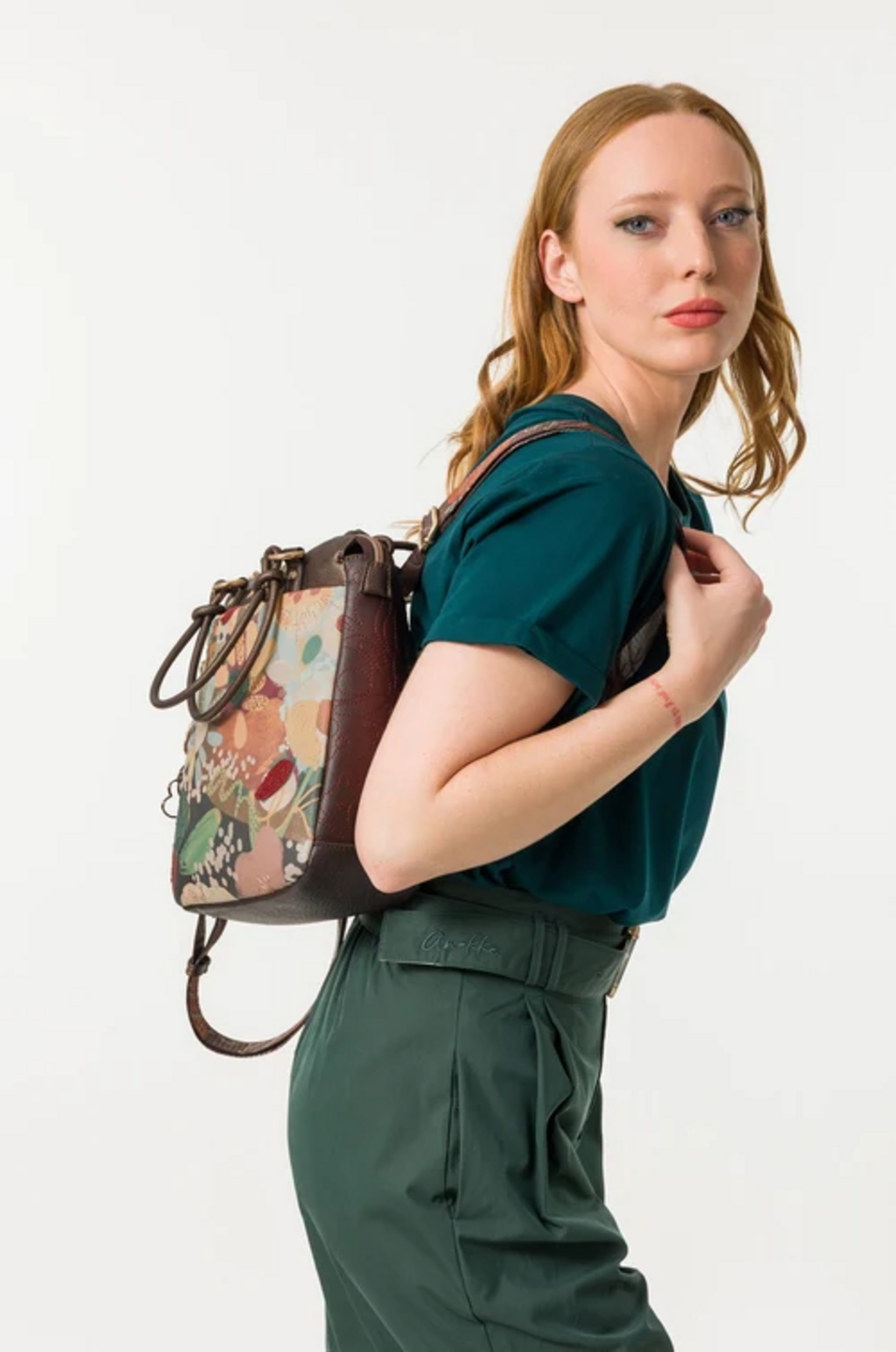 BORSA A ZAINO CON MANICO CORTO ANEKKE Linea Blossom