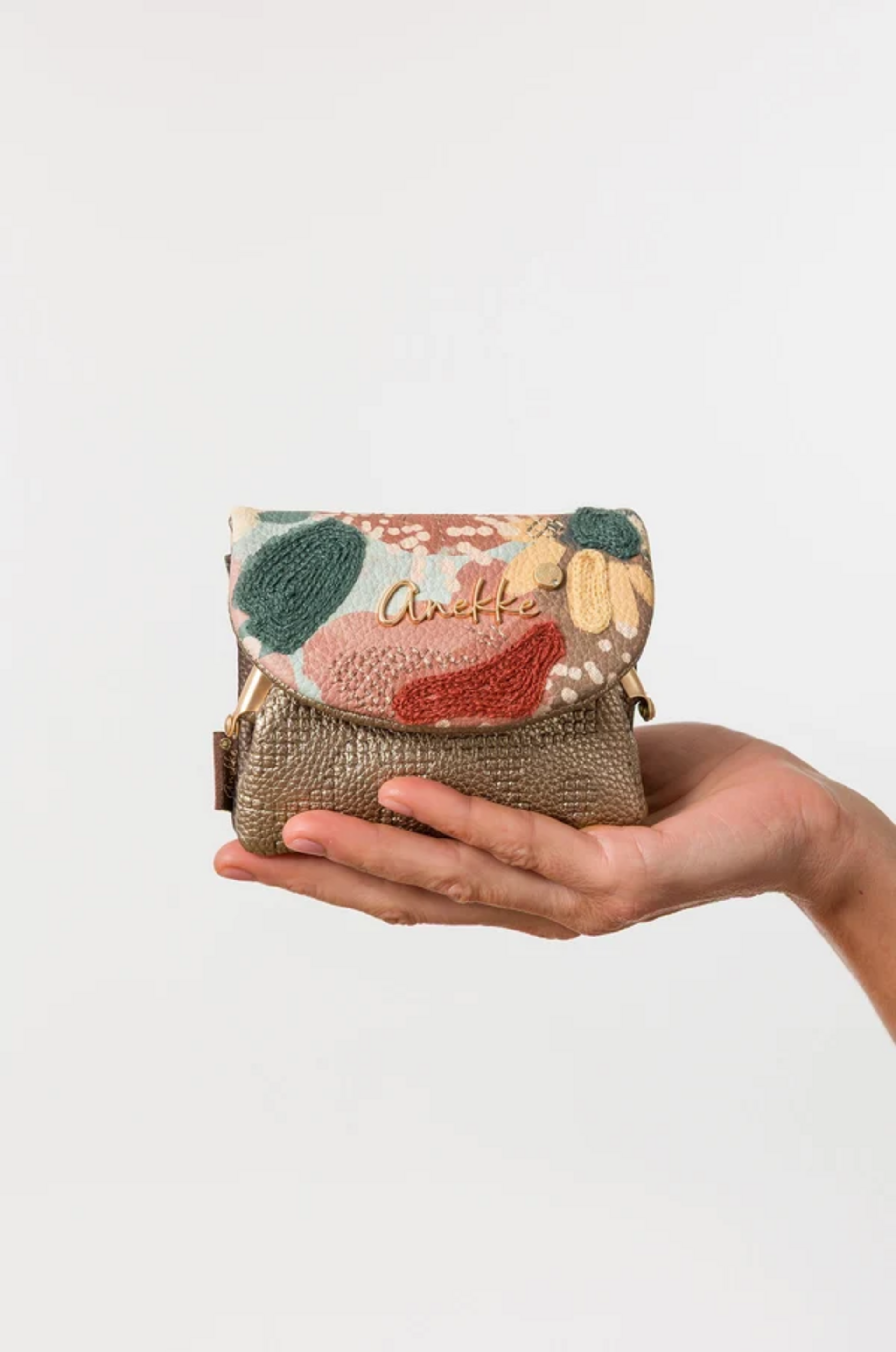 PORTA MONETE CON PATTA ANEKKE Linea Blossom