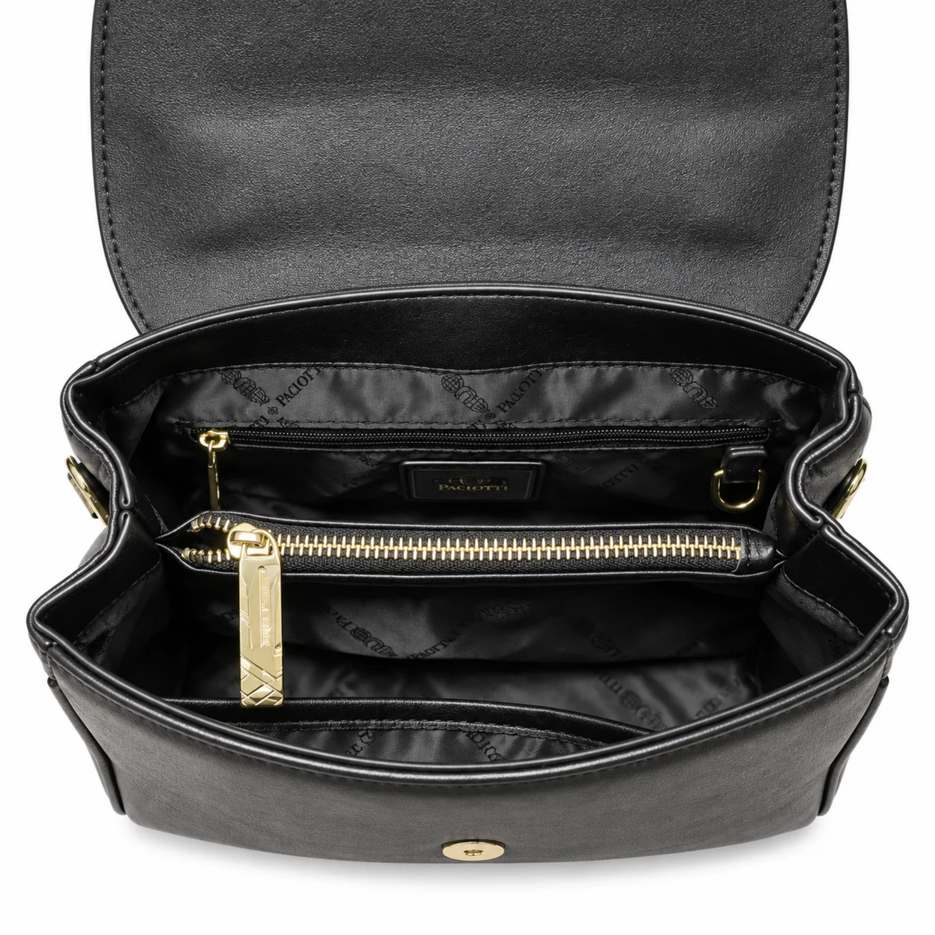 BORSA  A MANO CON TRACOLLA NERA 4US CESARE PACIOTTI 4US ANITA