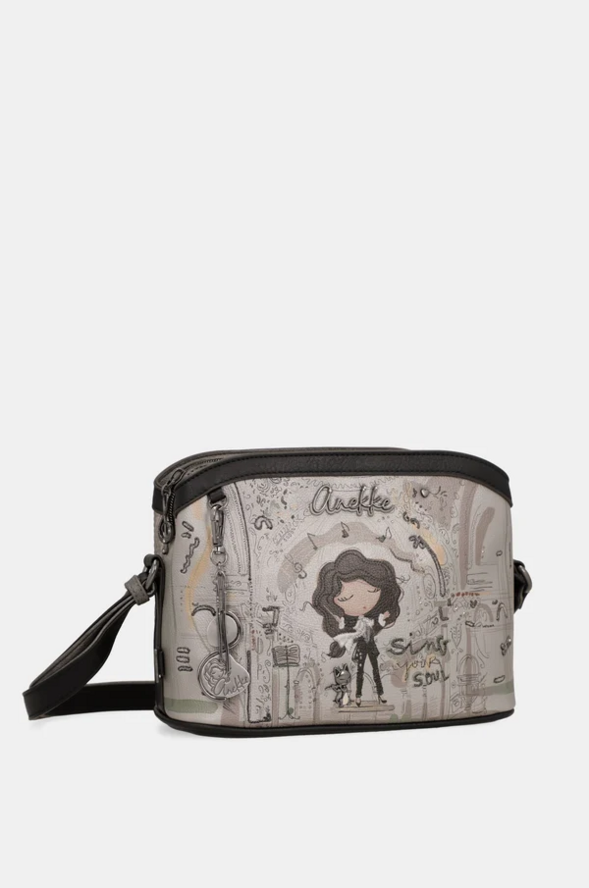 BORSA A TRACOLLA 3 SCOMPARTI ANEKKE Linea ORCHESTRA