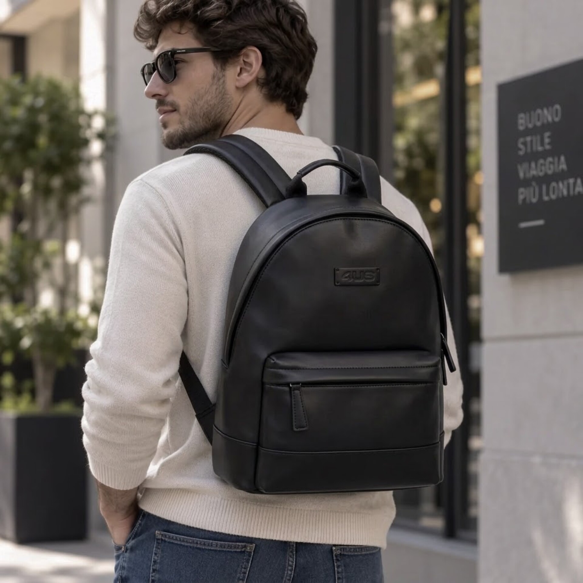 Zaino Porta P/C 13 Pollici nero 4US CESARE PACIOTTI 4US ROBERT