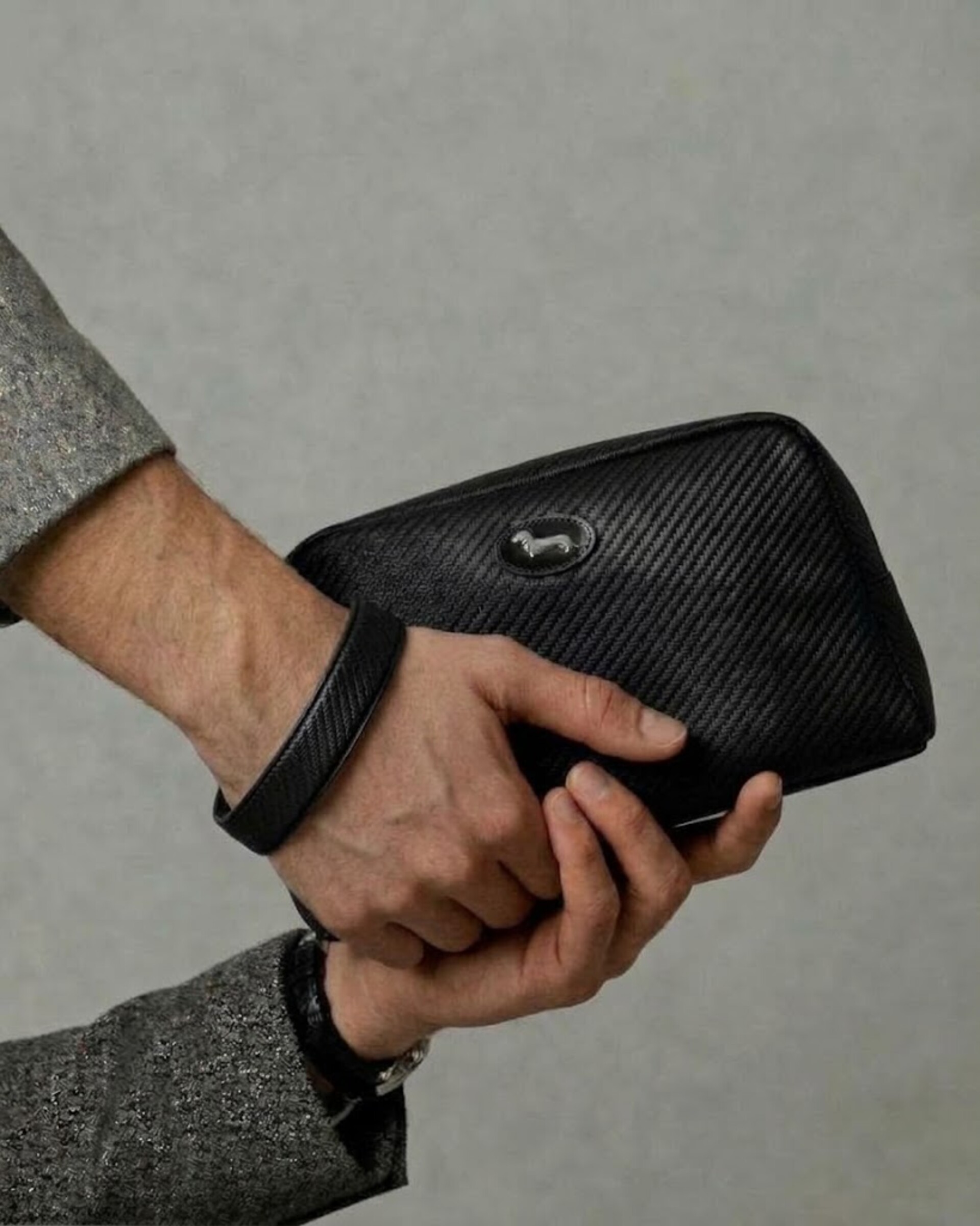 POCHETTE  UOMO NERA Harmont & Blaine BLAINE HUNTER