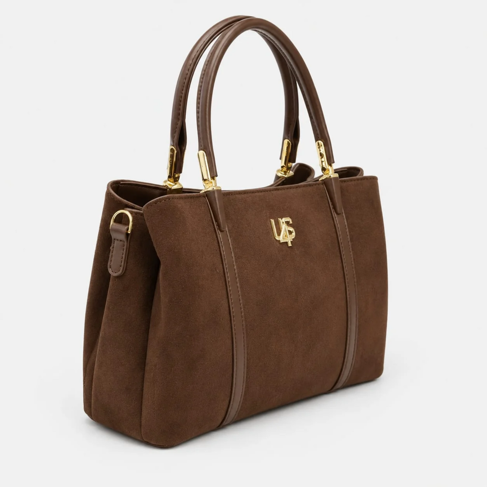 BORSA  A MANO CON TRACOLLA  BROWN SUEDE 4US CESARE PACIOTTI 4US JUDY