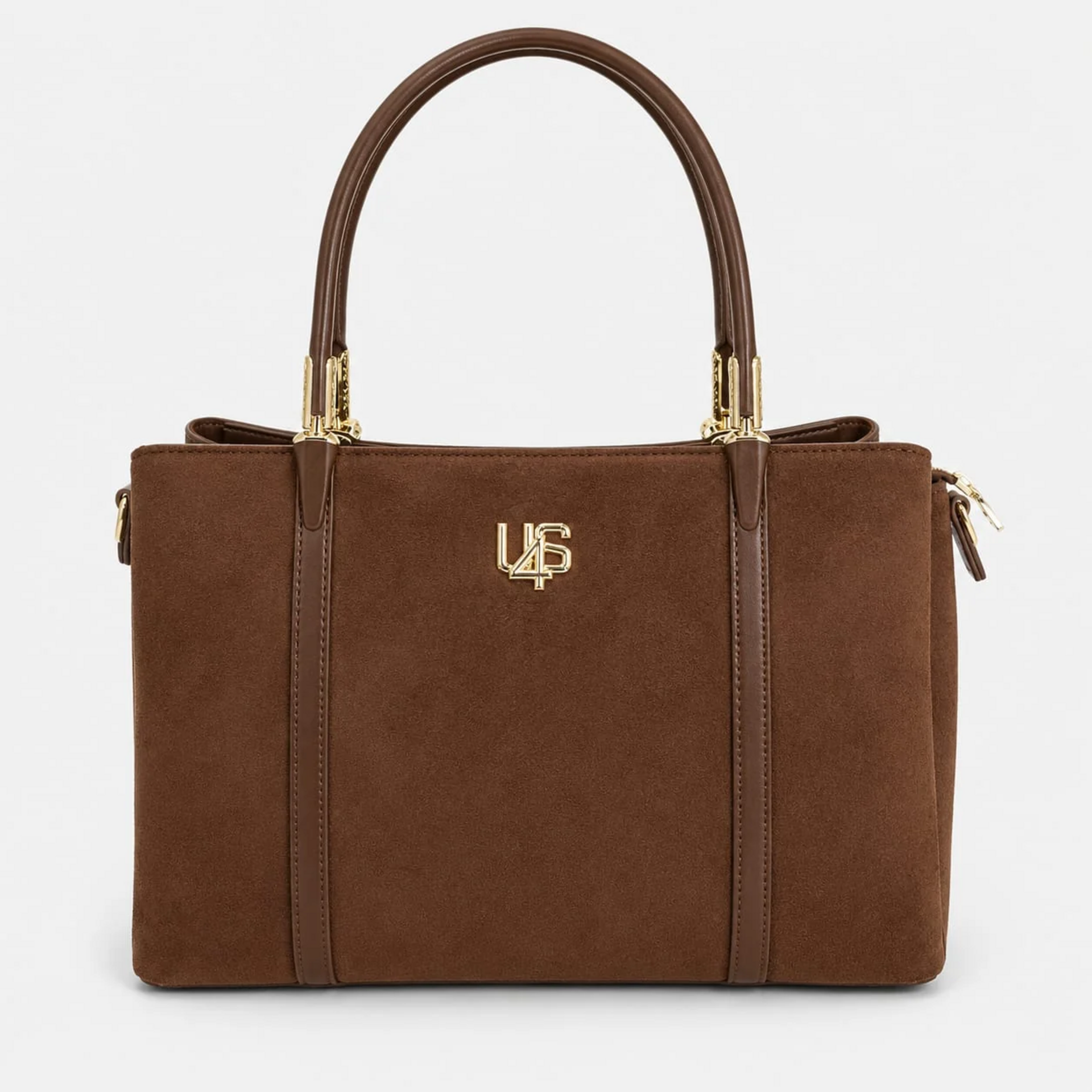BORSA  A MANO CON TRACOLLA  BROWN SUEDE 4US CESARE PACIOTTI 4US JUDY