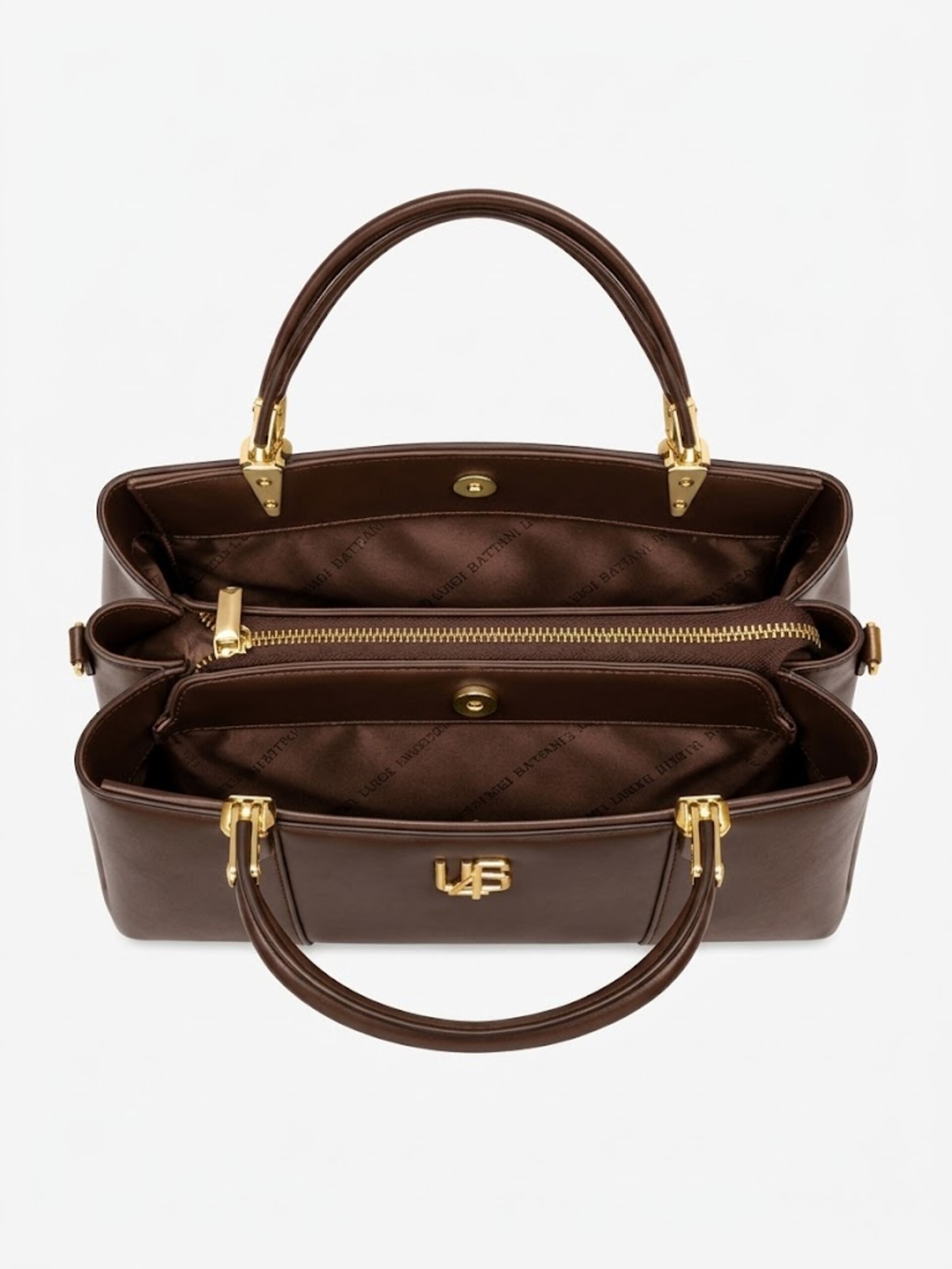 BORSA  A MANO CON TRACOLLA  BROWN 4US CESARE PACIOTTI 4US JUDY