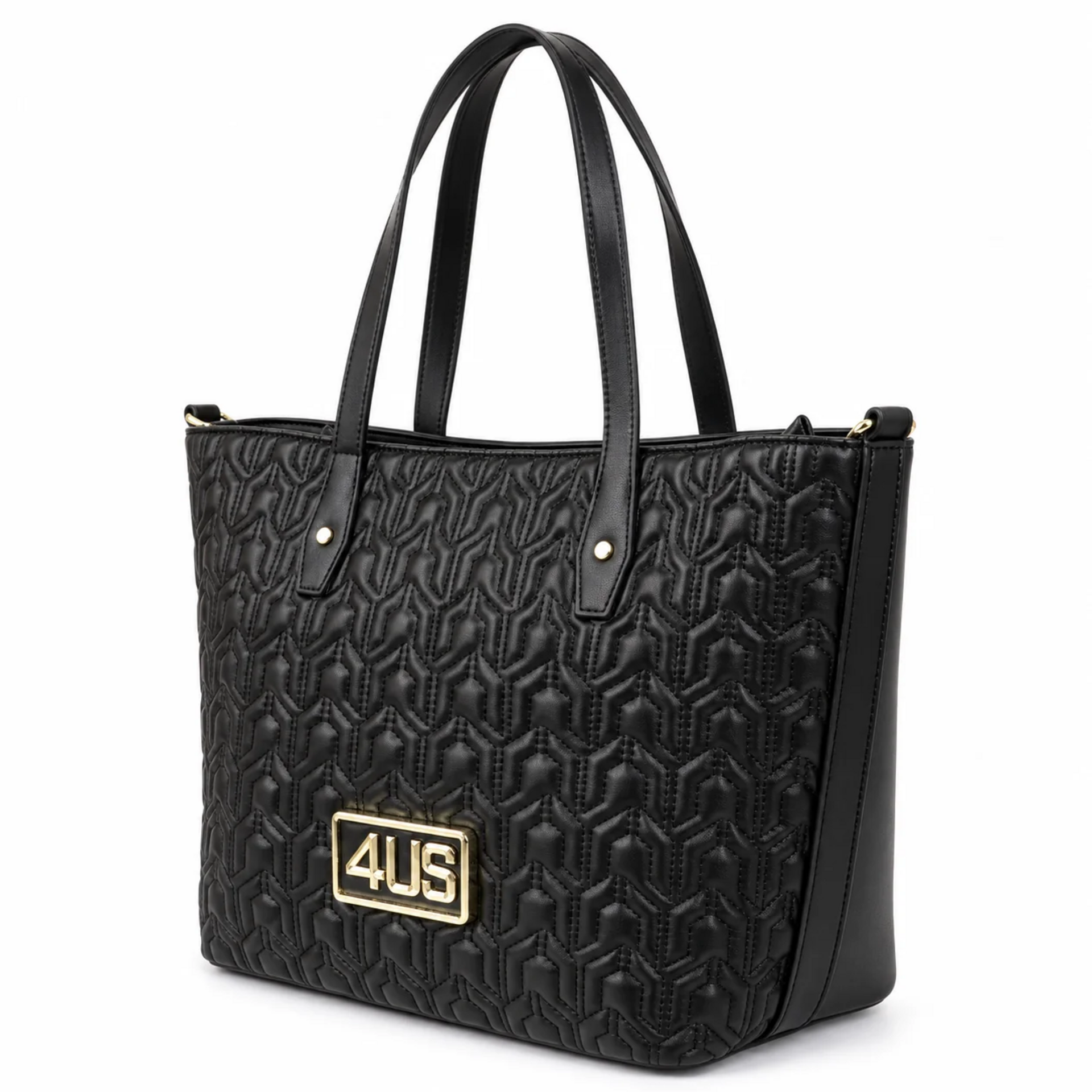 BORSA SHOPPER NERA 4US CESARE PACIOTTI 4US VIOLET