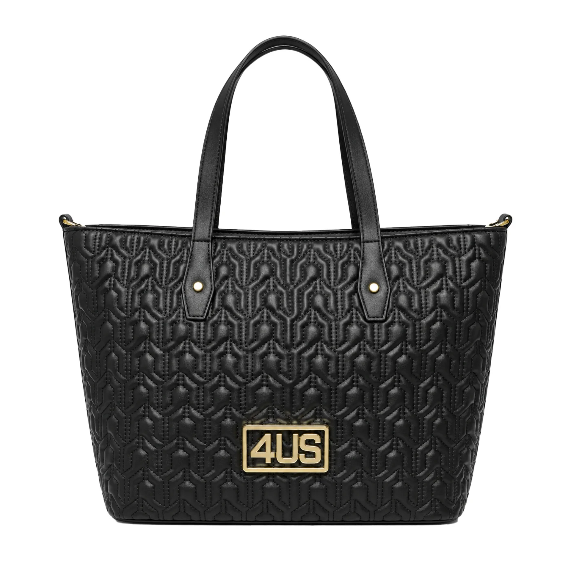 BORSA SHOPPER NERA 4US CESARE PACIOTTI 4US VIOLET