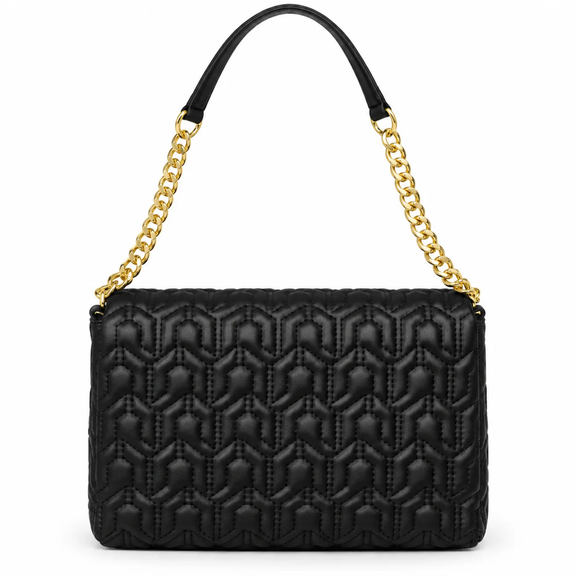 BORSA A TRACOLLA CON CATENA NERA 4US CESARE PACIOTTI 4US MABEL