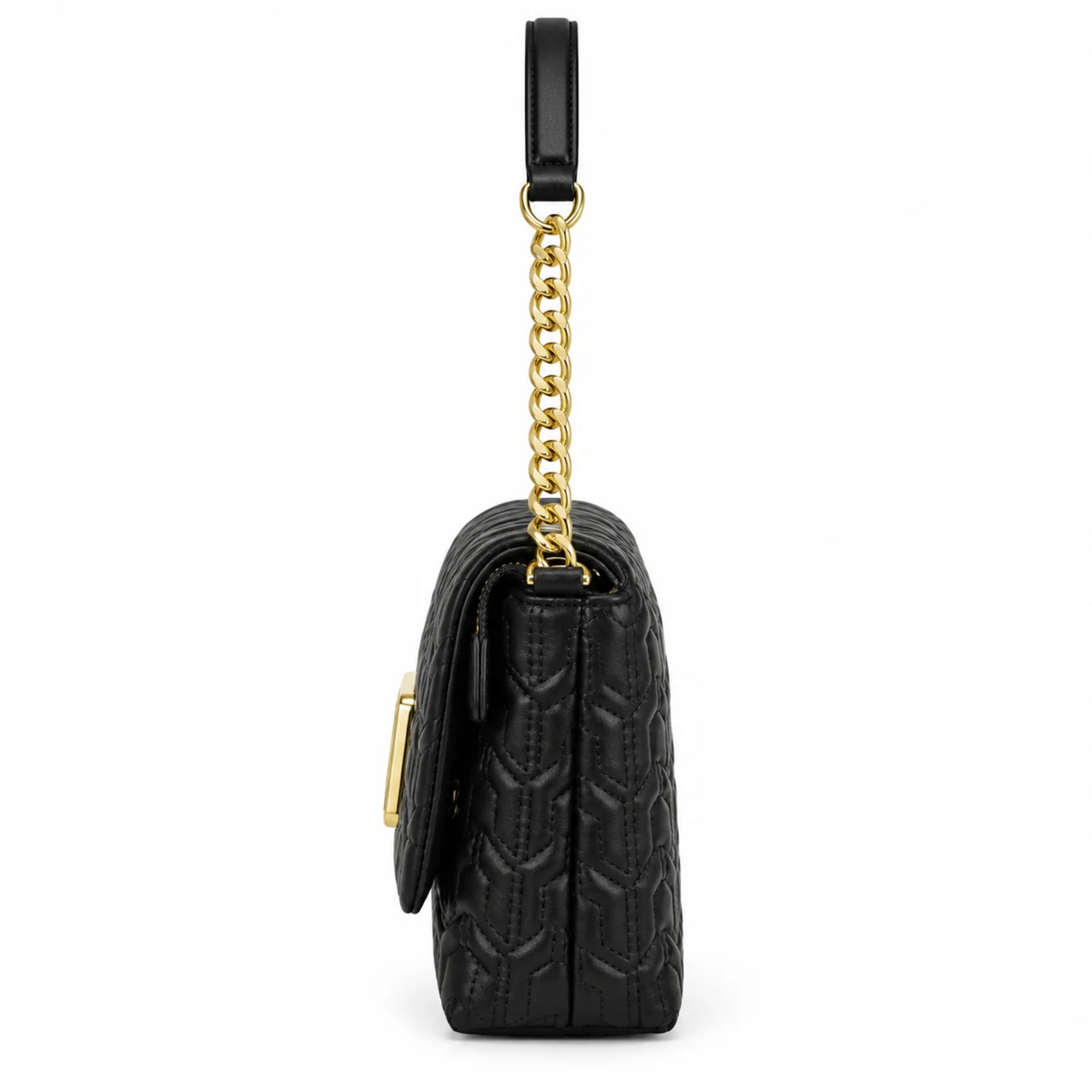 BORSA A TRACOLLA CON CATENA NERA 4US CESARE PACIOTTI 4US MABEL