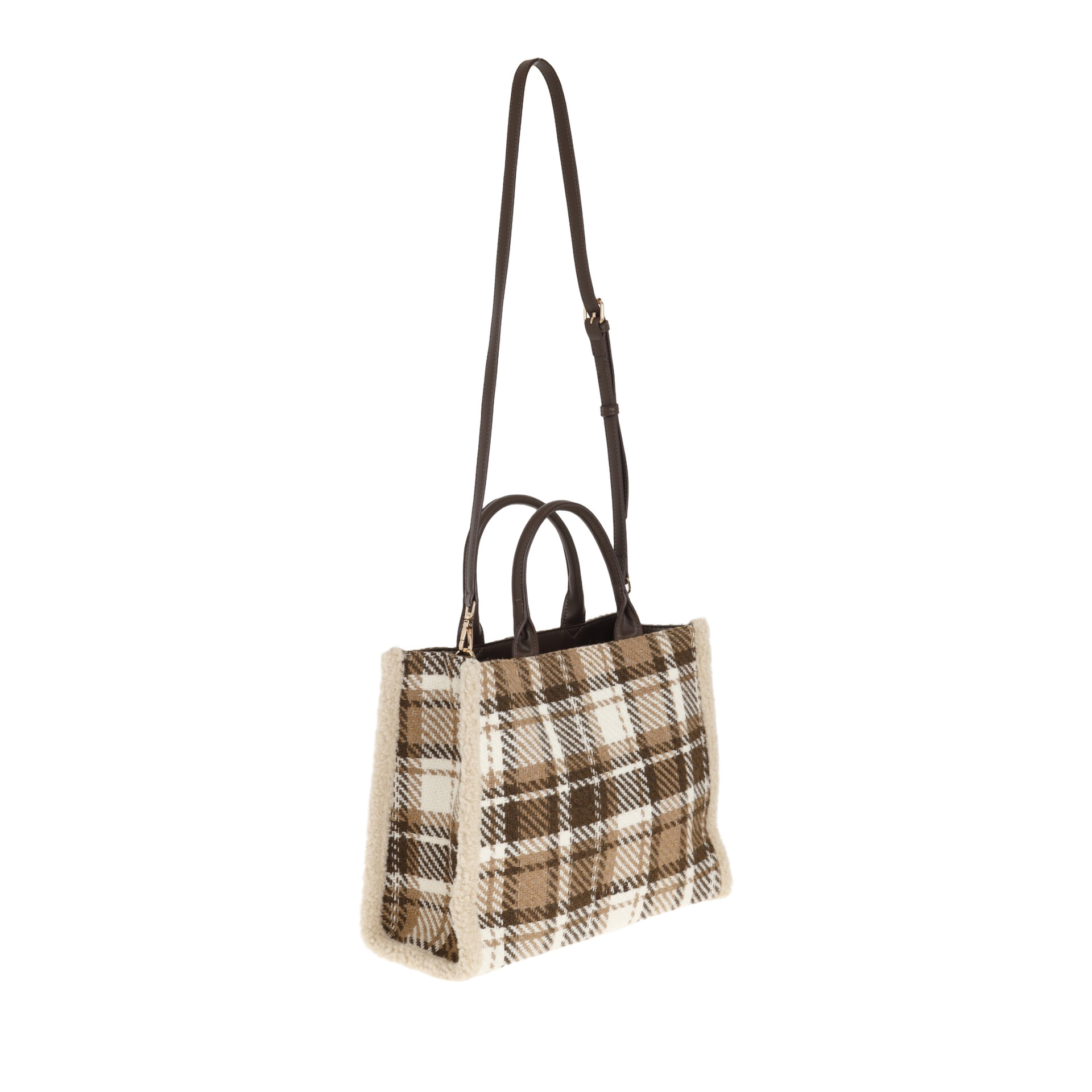 BORSA  A MANO TARTAN KUVE LINEA NEVEA TARTAN